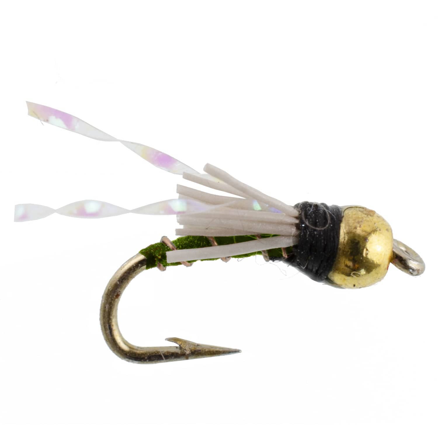 The Fly Fishing Place Trout Wet Flies Beadhead Olive 3 Dollar Dip Serendipity Wet Fly Fishing Flies - 1 Dozen Flies Hook Size 16