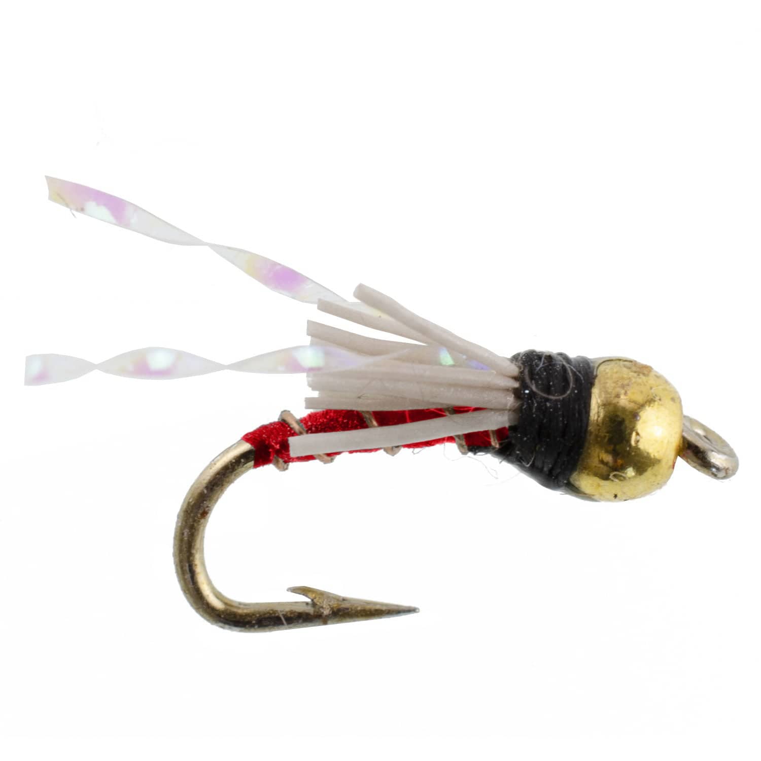 The Fly Fishing Place Trout Wet Flies Beadhead Red 3 Dollar Dip Serendipity Wet Fly Fishing Flies - 6 Flies Hook Size 16
