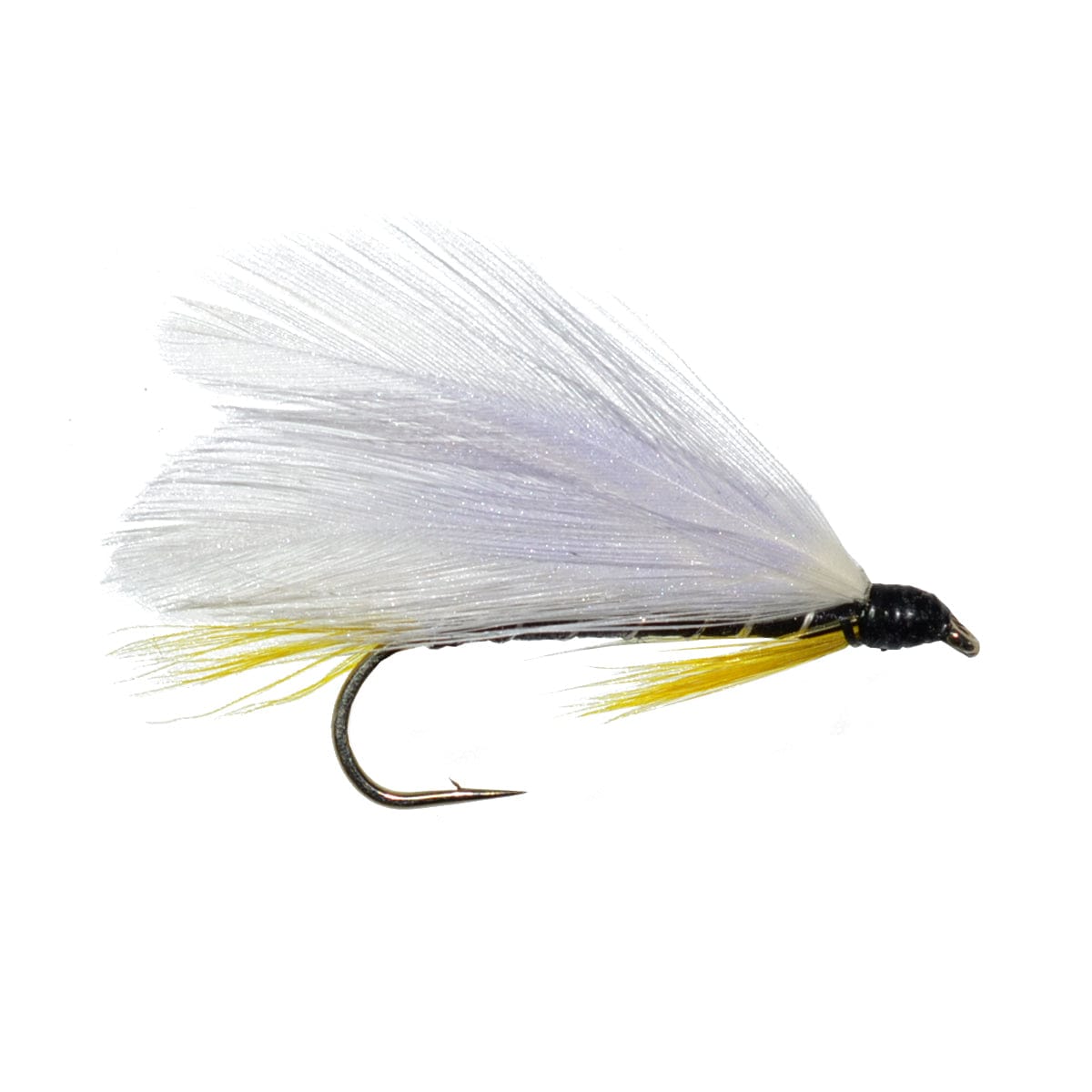 The Fly Fishing Place Trout Wet Flies Black Ghost Classic Trout and Bass Streamer Fly - Set of 12 - Hook Size 4