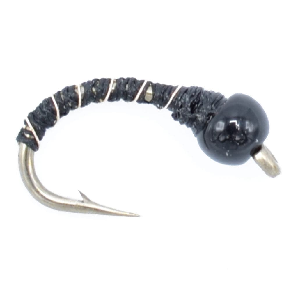 The Fly Fishing Place Trout Wet Flies Black Zebra Midge Assortment 3 Each of 3 Sizes 14, 16, 18 - Tailwater Fly Fishing Flies Collection