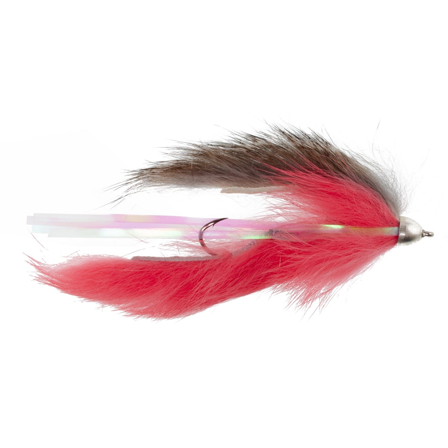 The Fly Fishing Place Trout Wet Flies Dolly Llama Stinger Streamer Flies - 3 Natural and Salmon Steelhead Trout Alaska Fly Fishing Flies - Hook Size 4