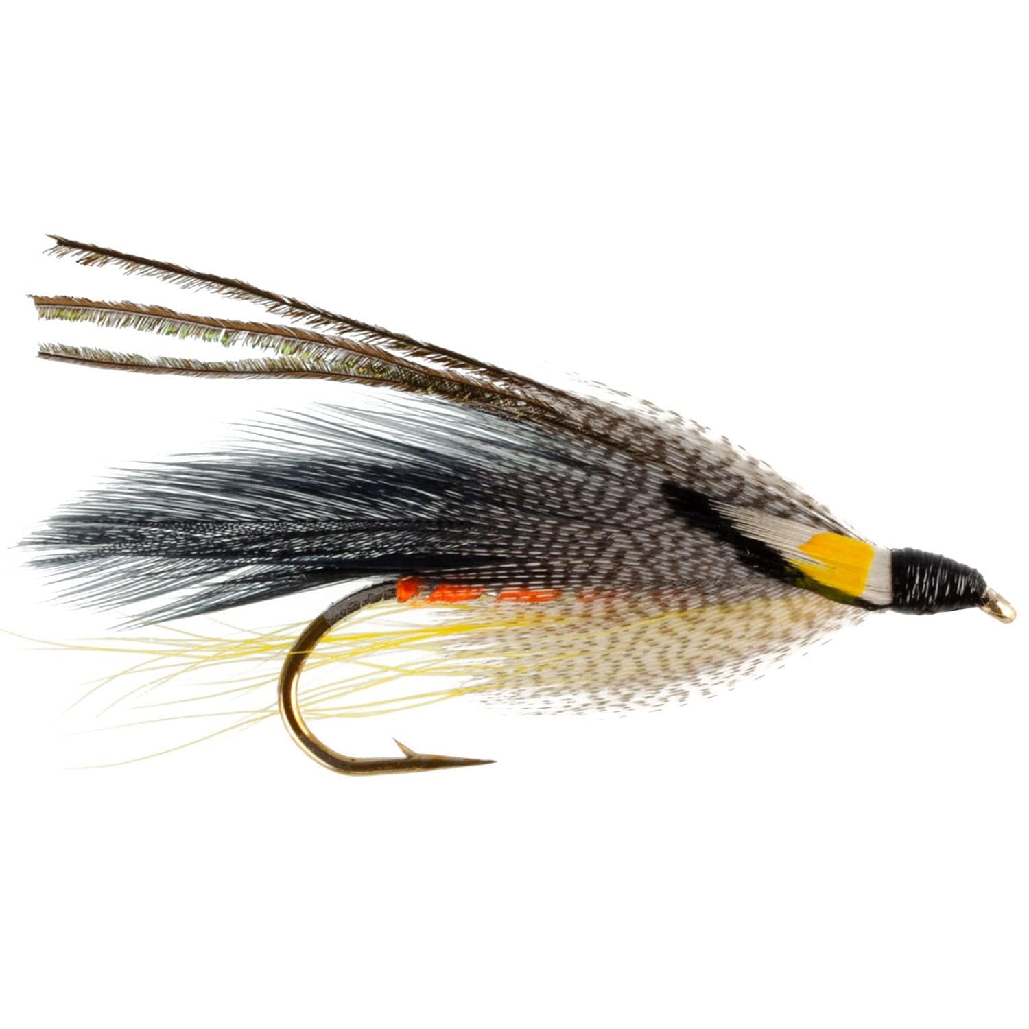 The Fly Fishing Place Trout Wet Flies Gray Ghost Classic Streamer Flies - Set of 4- Hook Size 4