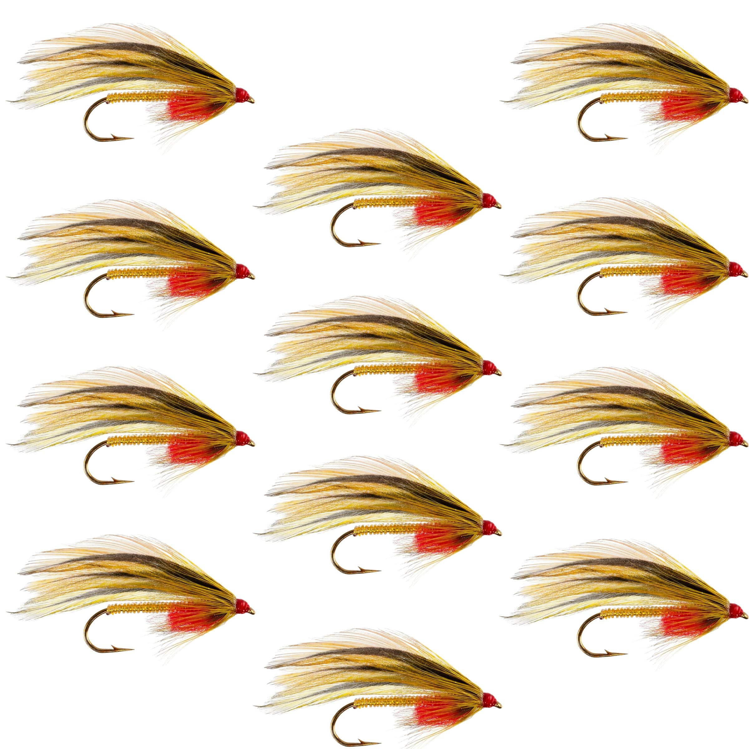 The Fly Fishing Place Trout Wet Flies Platte River Special Classic Streamer Flies - Set of 12- Hook Size 4