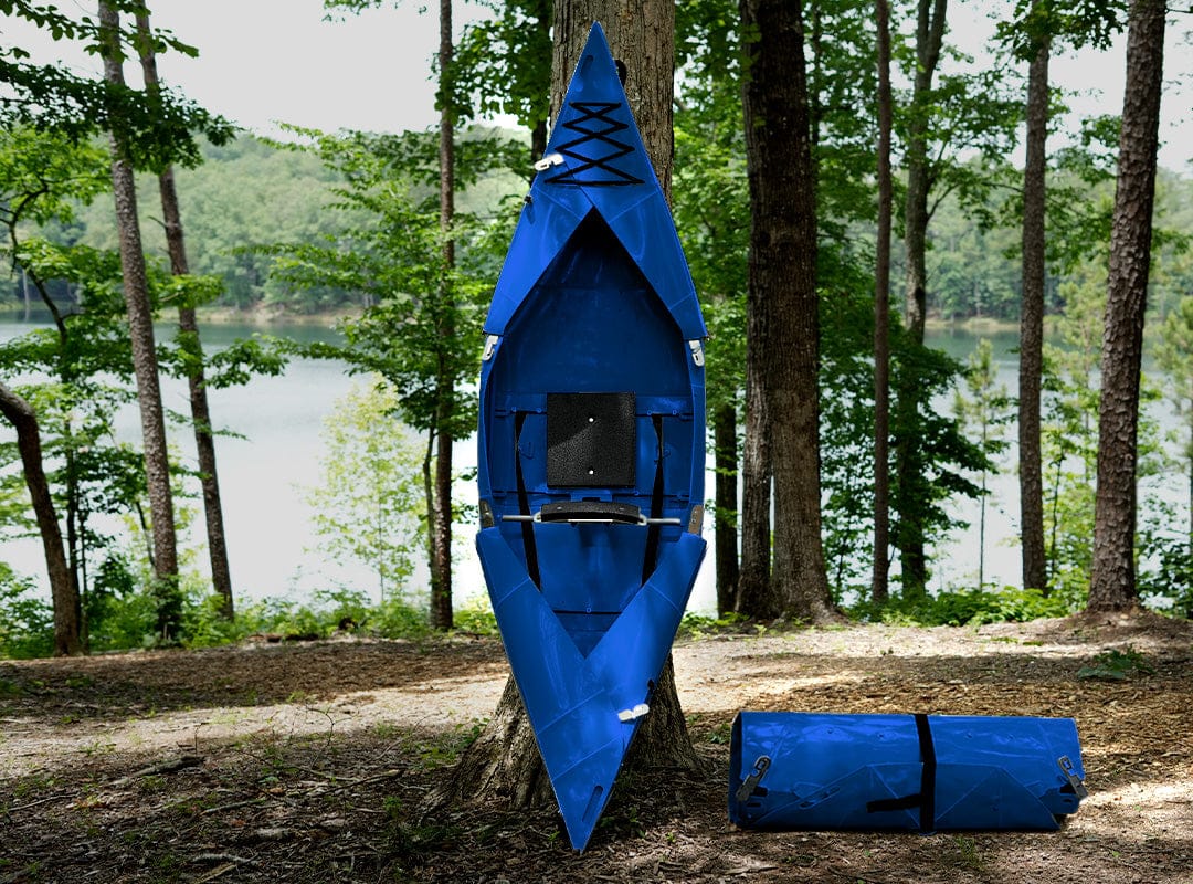 Tucktec Folding Kayaks Sporting Goods > Outdoor Recreation > Boating & Water Sports > Boating & Rafting >Foldable Kayaks BLUE Tucktec Pro Folding Kayak | Hard-Shell | 2-minute Set-up | Foldable, Portable Kayak