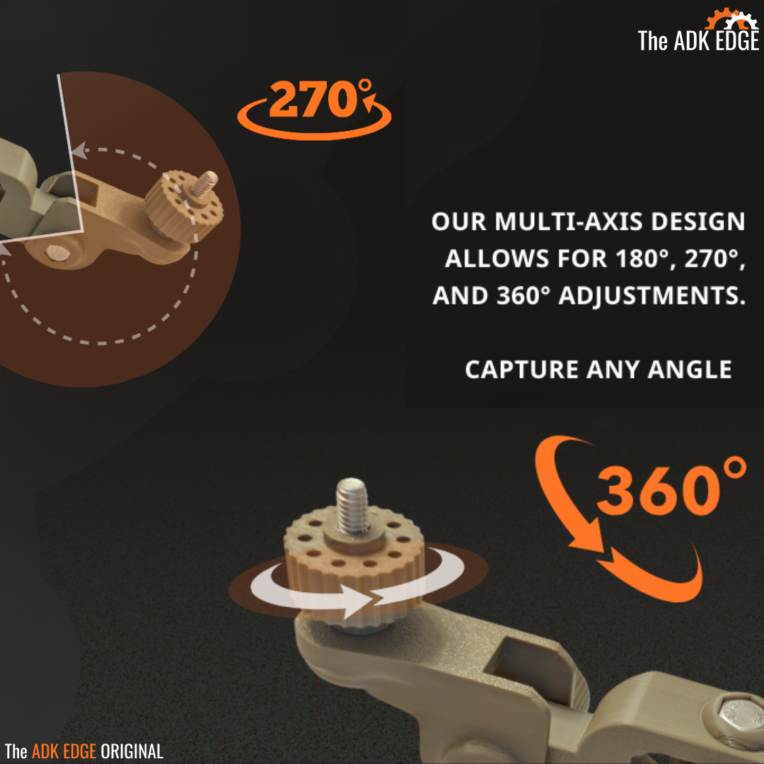 The ADK Edge APEX 360° Rotating Universal Wall Trail Camera Mount