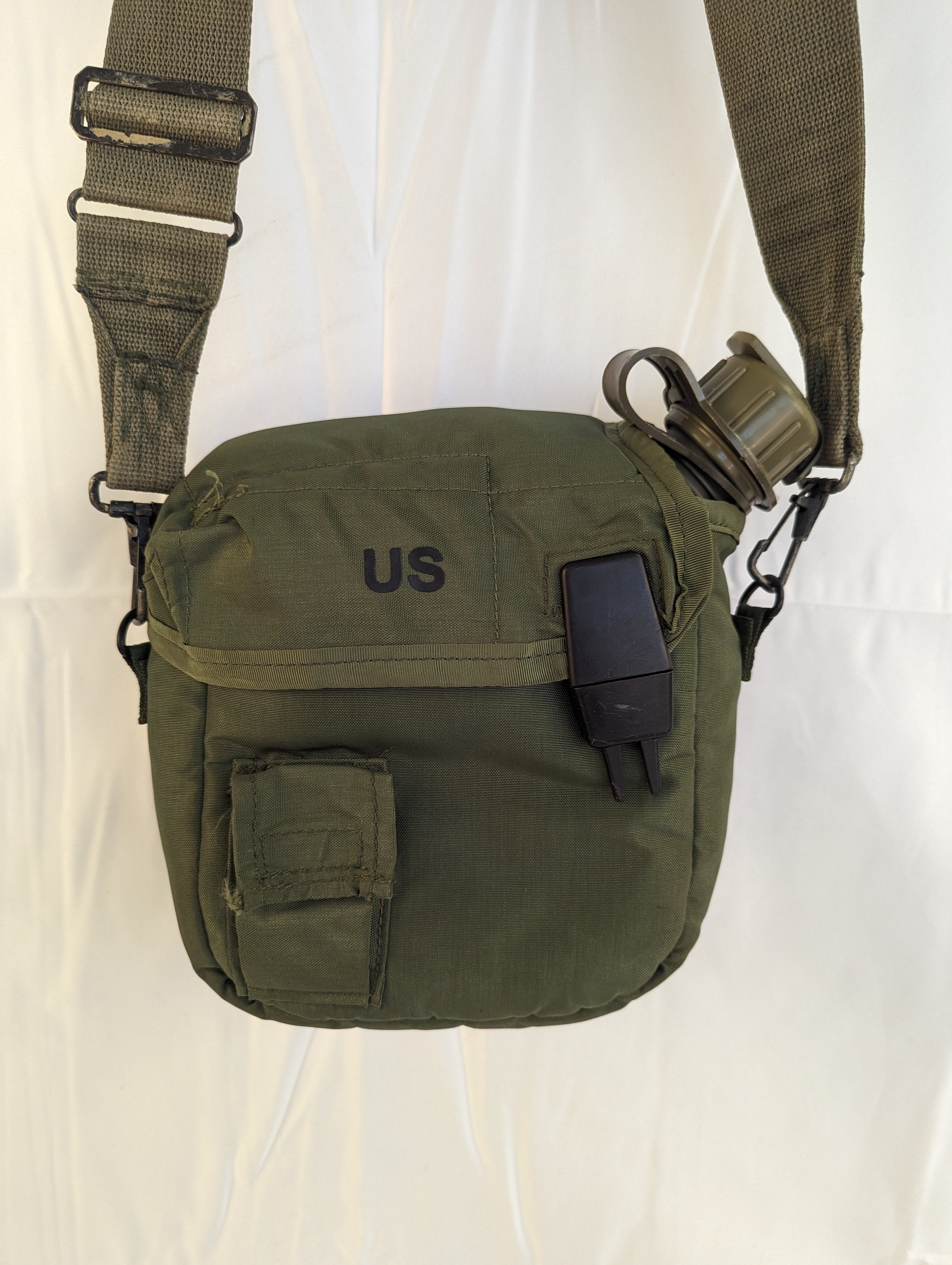 2Qt. Collapsible Water Canteen w/ Water Cover + Sling