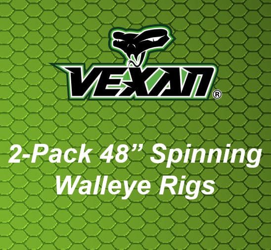 VEXAN® Bait Rigs Vexan Walleye harness Walleye Rigs 48" 2-packs