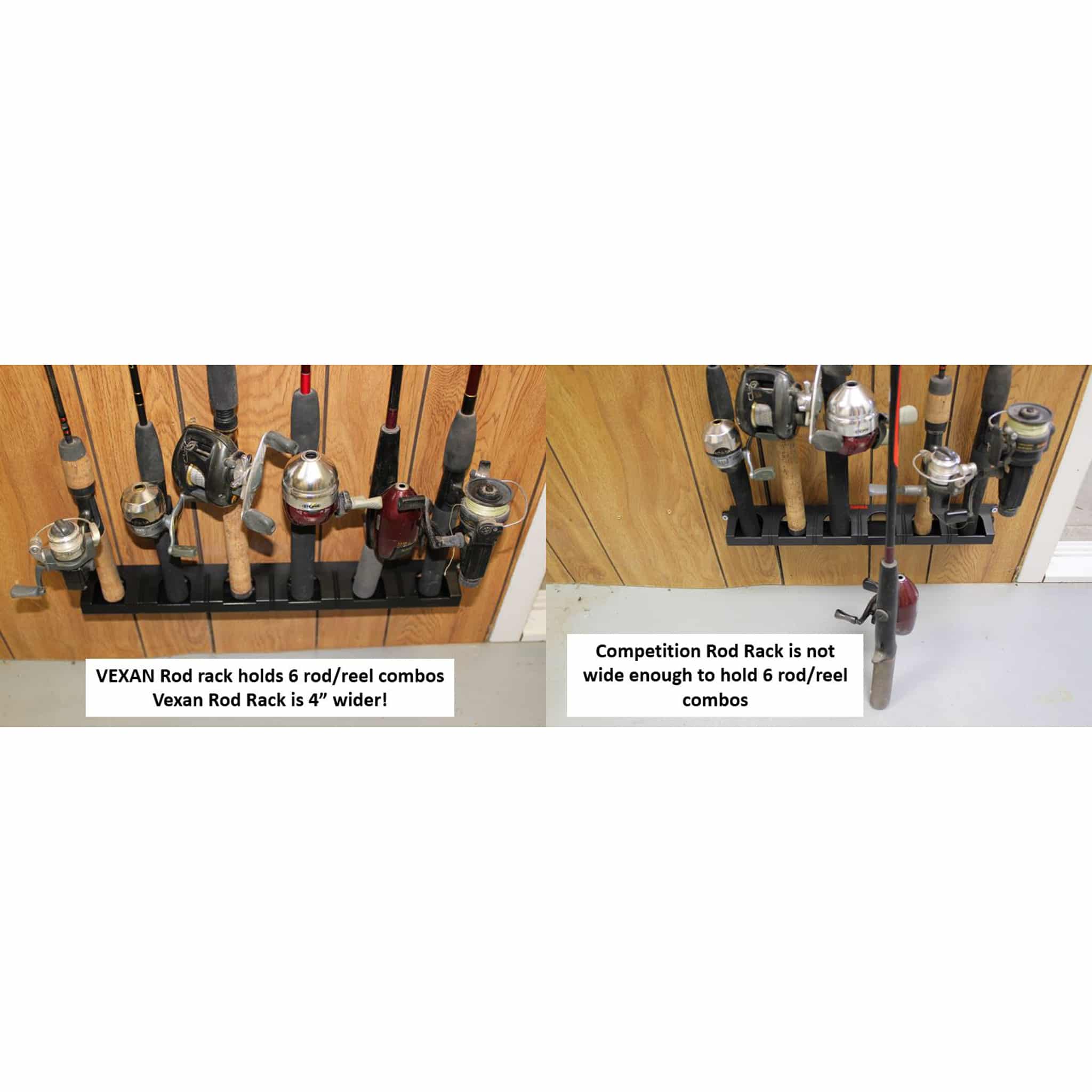 VEXAN® Fishing Rod Accessories Super 6 Fishing Rod Rack