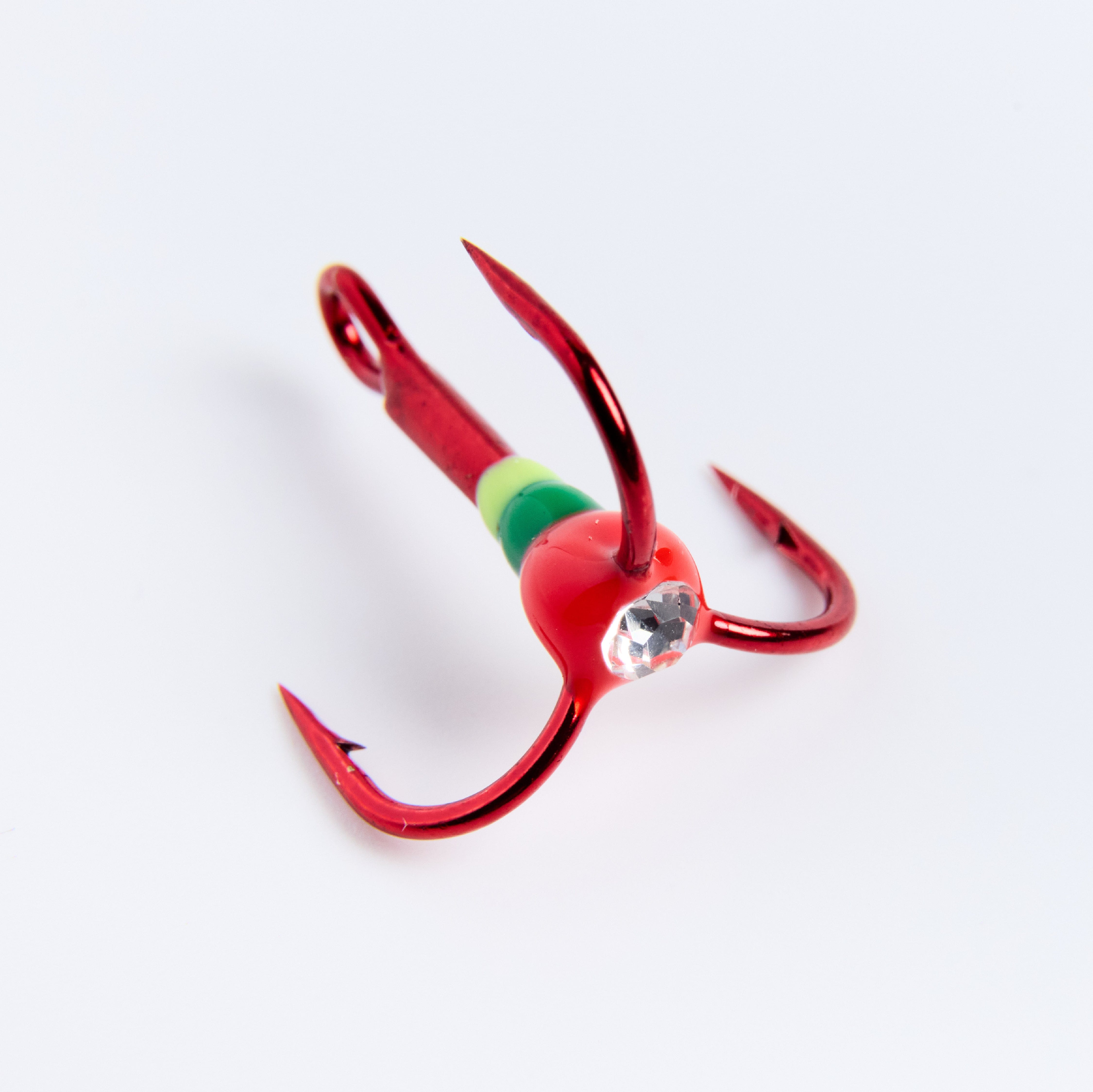 VEXAN® Hooks #4 / White Crystal Crystal Reaper Treble Hooks (6pk)