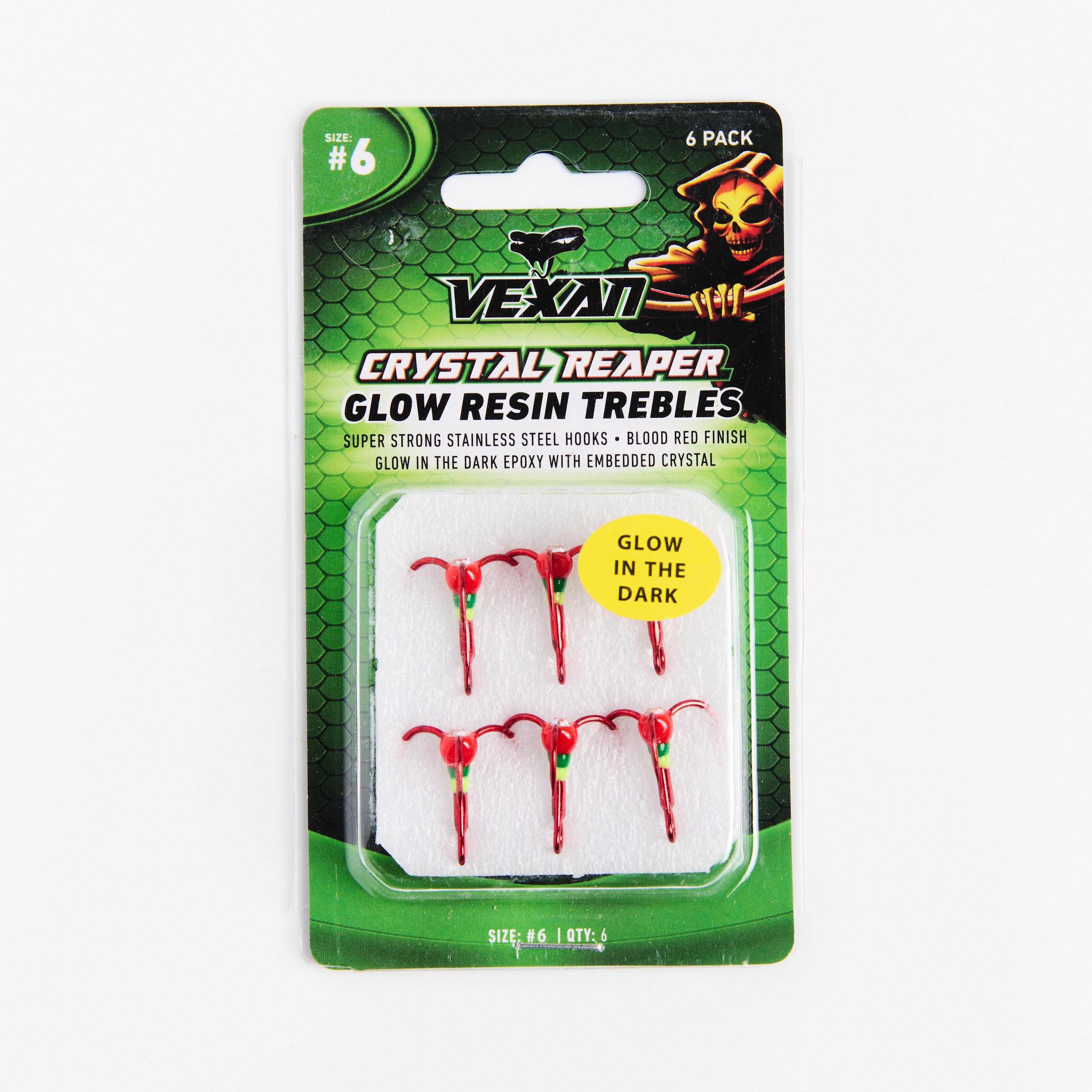 VEXAN® Hooks Crystal Reaper Treble Hooks (6pk)