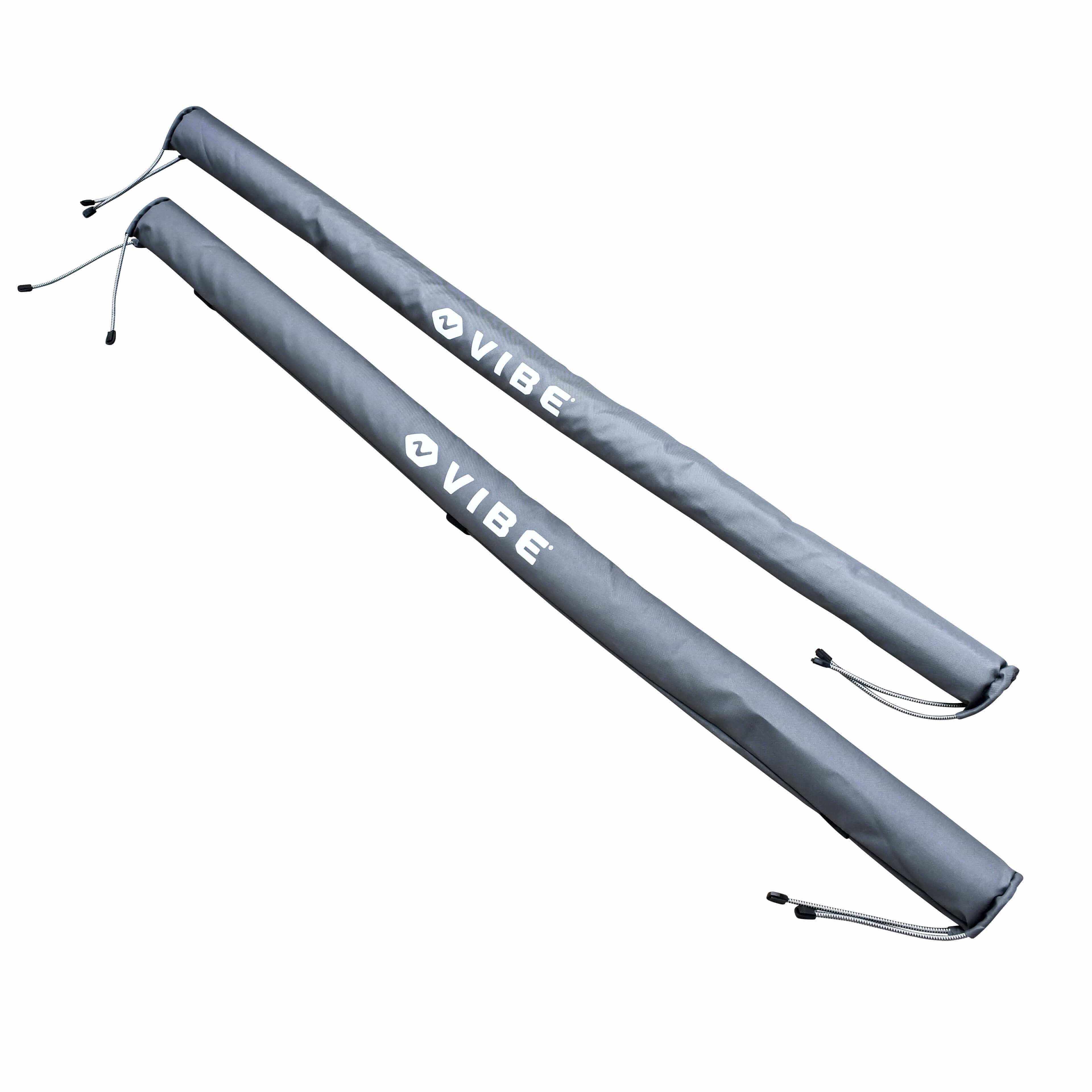 Vibe Kayaks Kayak Accessories 50" / Gray/White Roof Rack Crossbar Pads (2 pk)