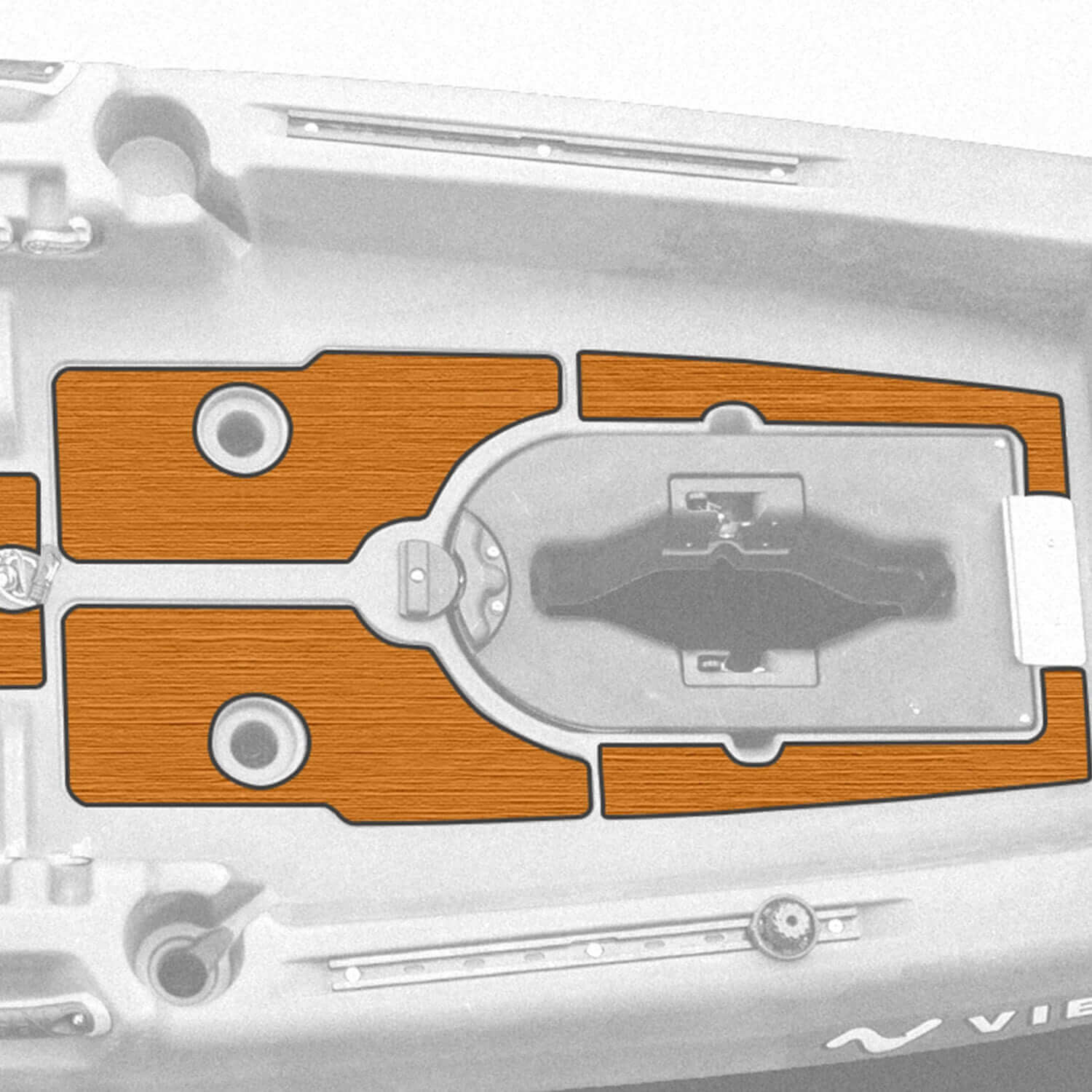 Vibe Kayaks Kayak Accessories Makana 100 Premium Deck Padding