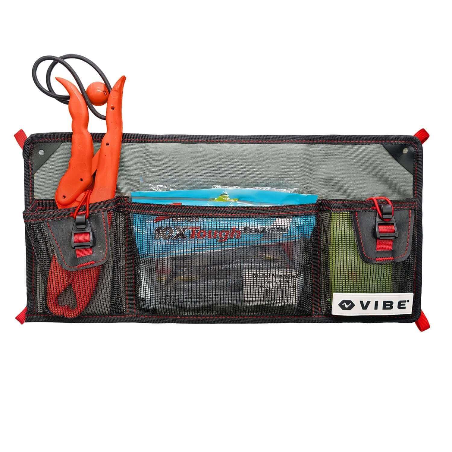 Vibe Kayaks Kayak Accessories Mesh 3-Pocket Gear Organizer
