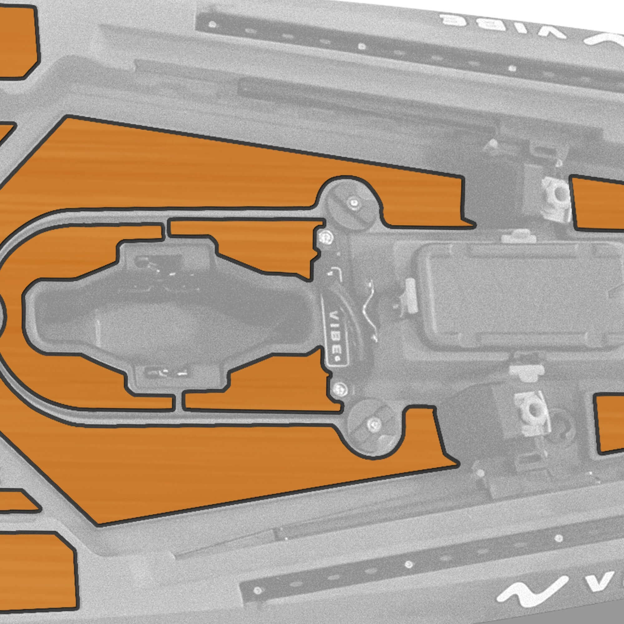 Vibe Kayaks Kayak Accessories Shearwater 125 Premium Deck Padding
