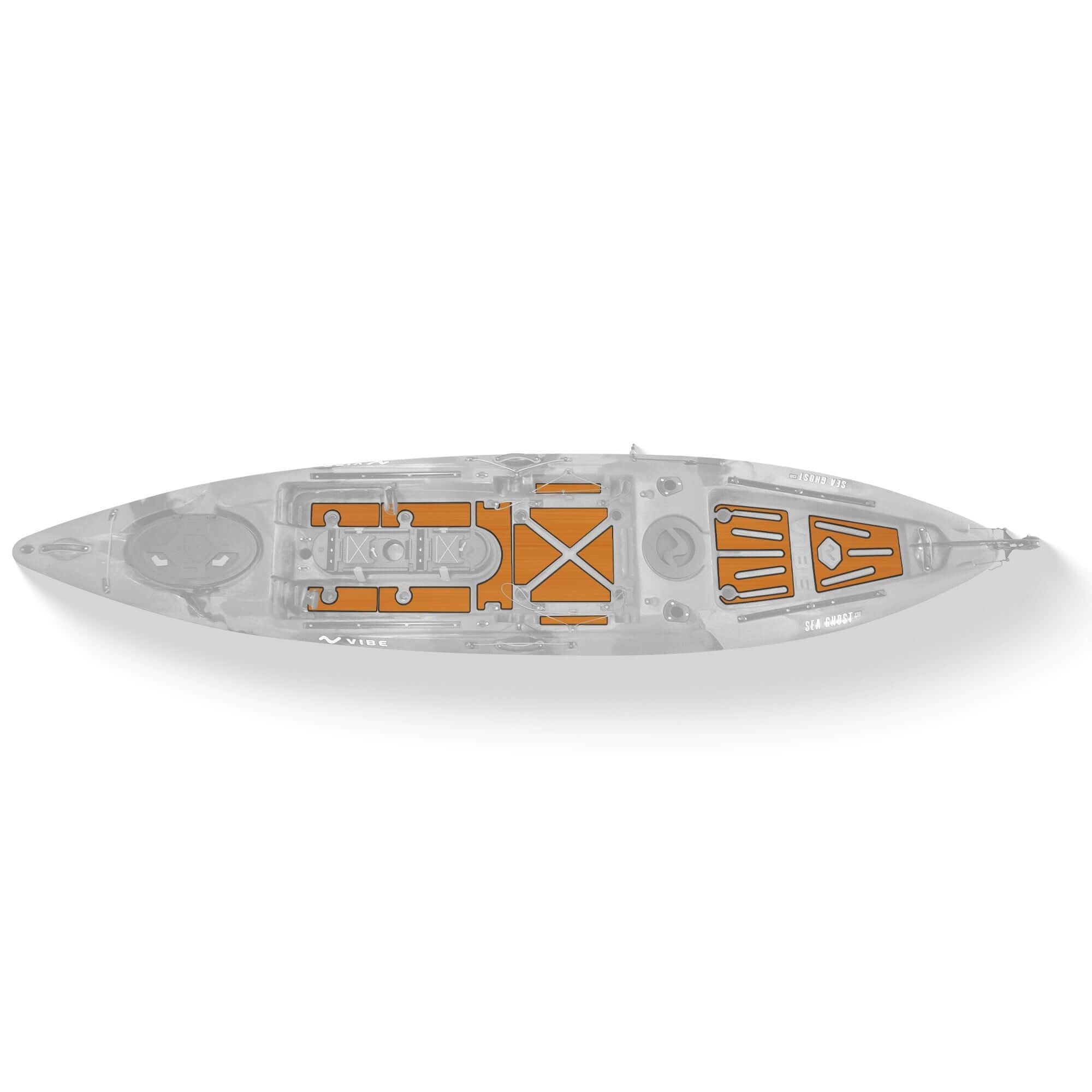 Vibe Kayaks Kayak Accessories Teak Sea Ghost 130 Premium Deck Padding