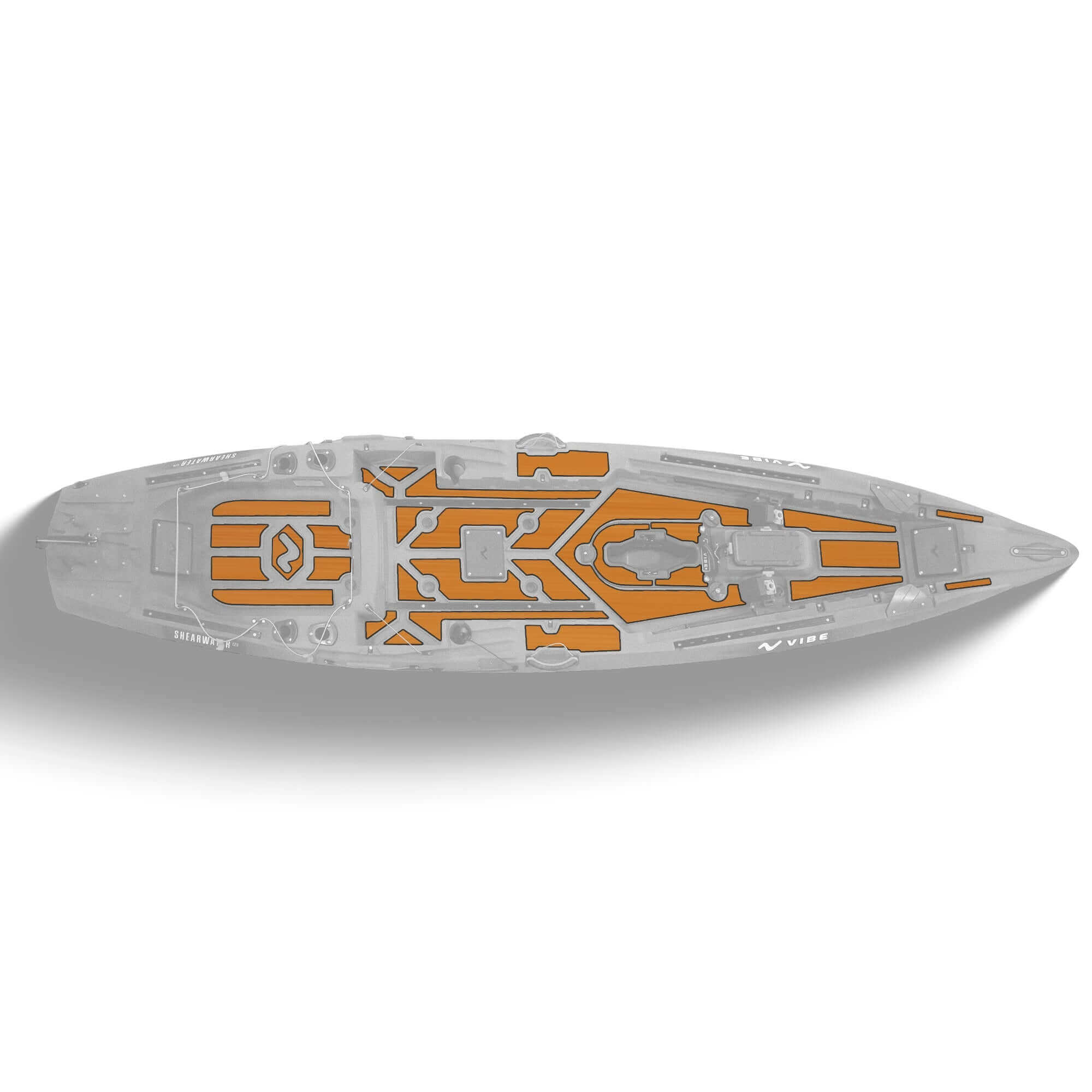 Vibe Kayaks Kayak Accessories Teak Shearwater 125 Premium Deck Padding