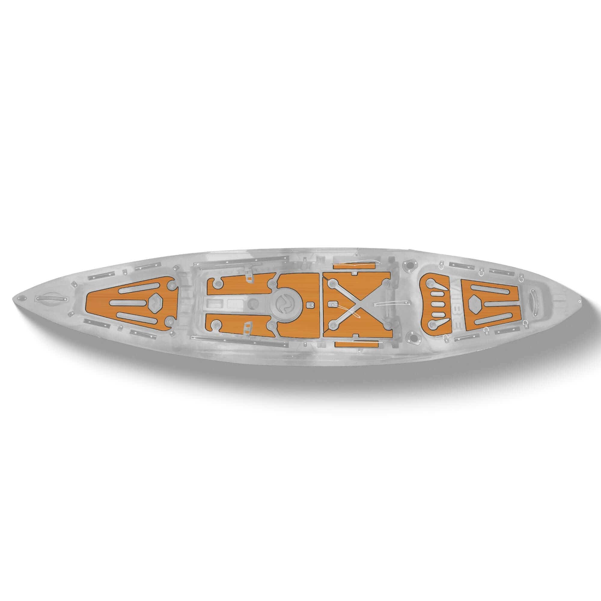 Vibe Kayaks Kayak Accessories Teak Yellowfin 120 Premium Deck Padding
