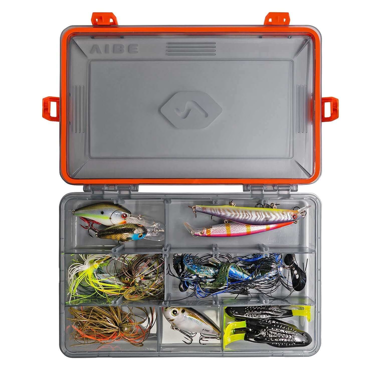 Vibe Kayaks Kayak Accessories Vibe Waterproof 4 Clasp Tackle Tray (2 pk)