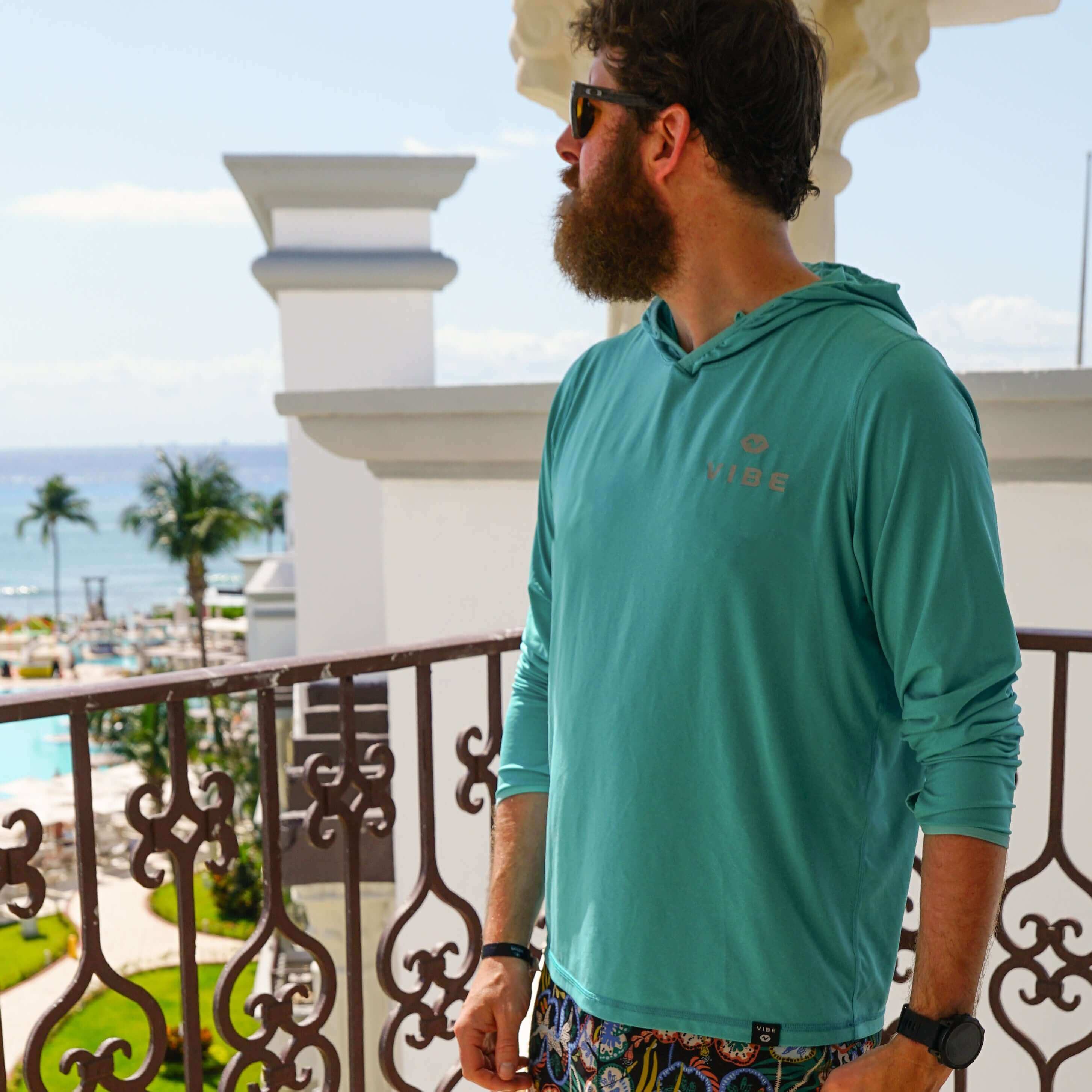 Vibe Kayaks UV Protection Caribbean Blue / S Vibe Performance Hoodie