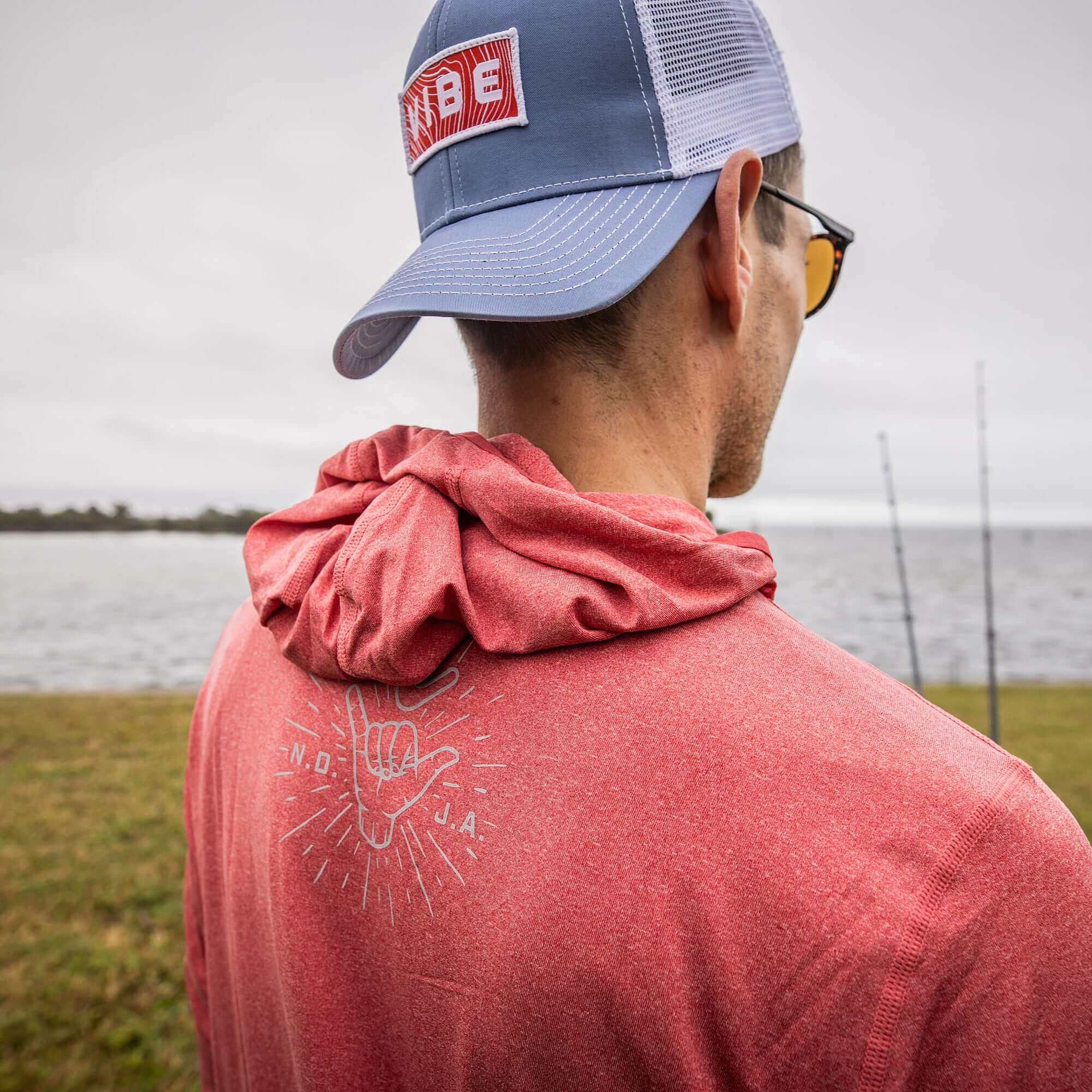 Vibe Kayaks UV Protection Tsunami Red / S Vibe Performance Hoodie