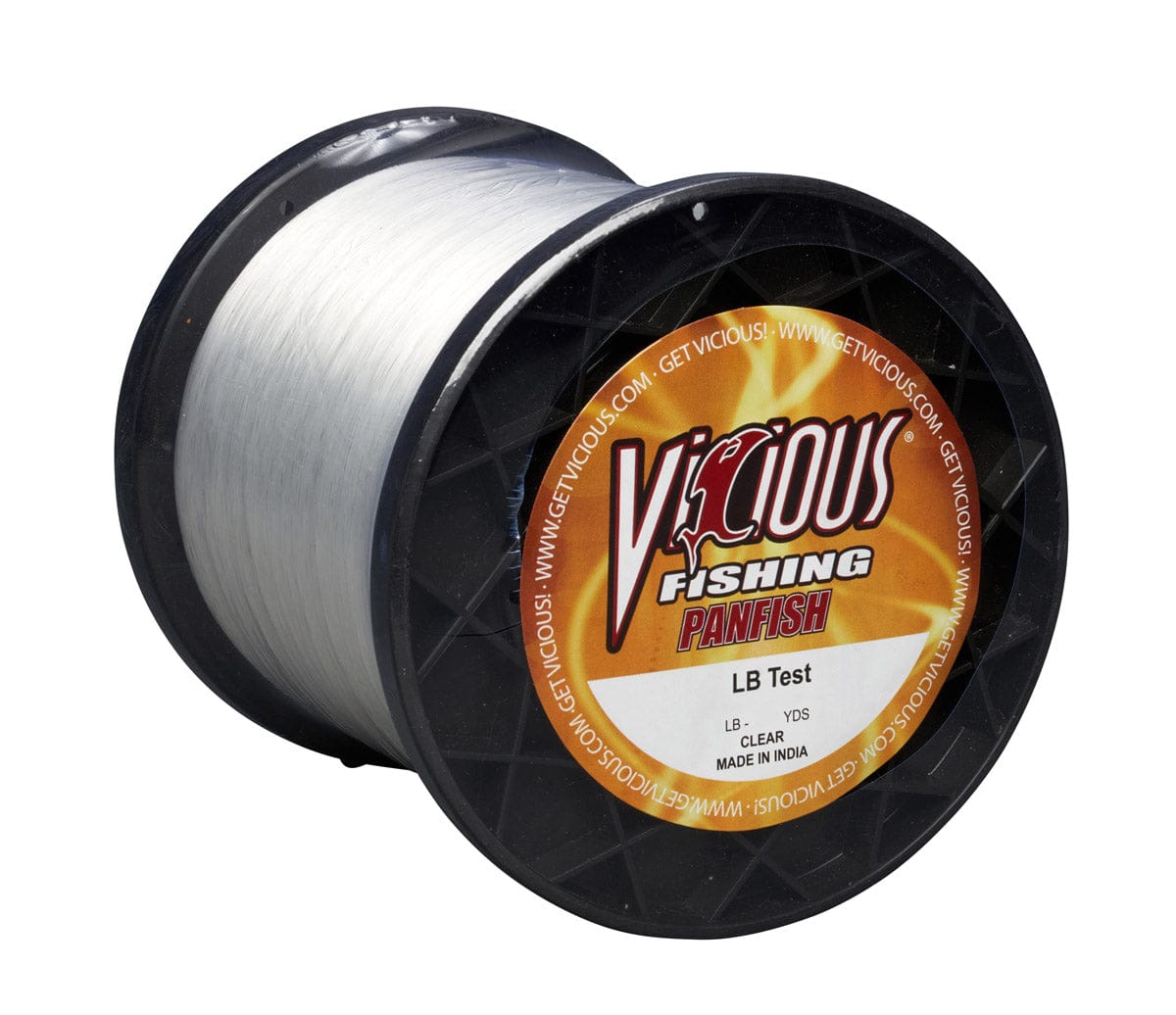 Vicious Fishing Monofilament Vicious Panfish Clear Mono - 2 Lb Test