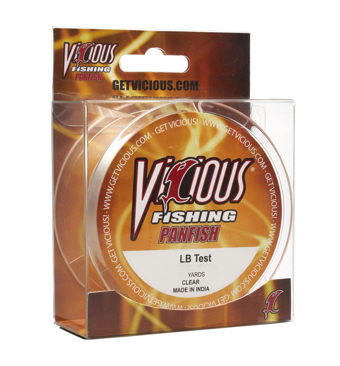 Vicious Fishing Monofilament Vicious Panfish Clear Mono - 2 Lb Test