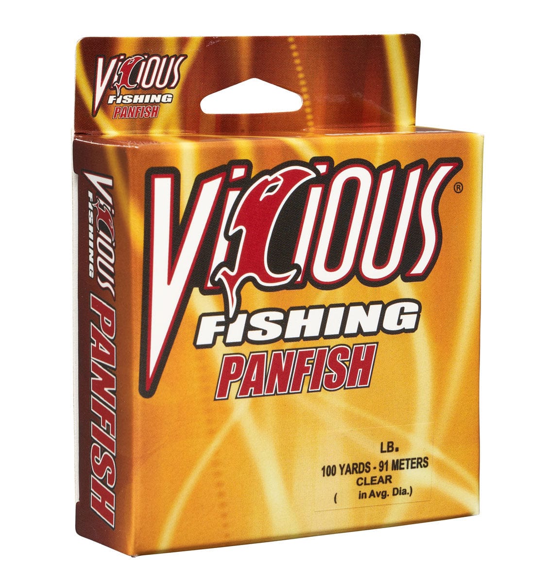 Vicious Fishing Monofilament Vicious Panfish Clear Mono - 2 Lb Test