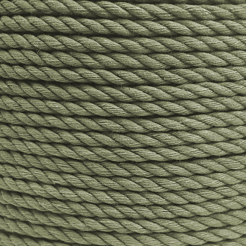 1.98mm Dip Dyed Cotton 3-Strand-Rope