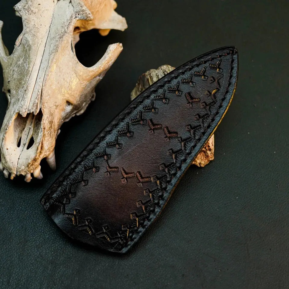 Blackridge D2 Skinner Knife – Full Tang Micarta Hunting Knife