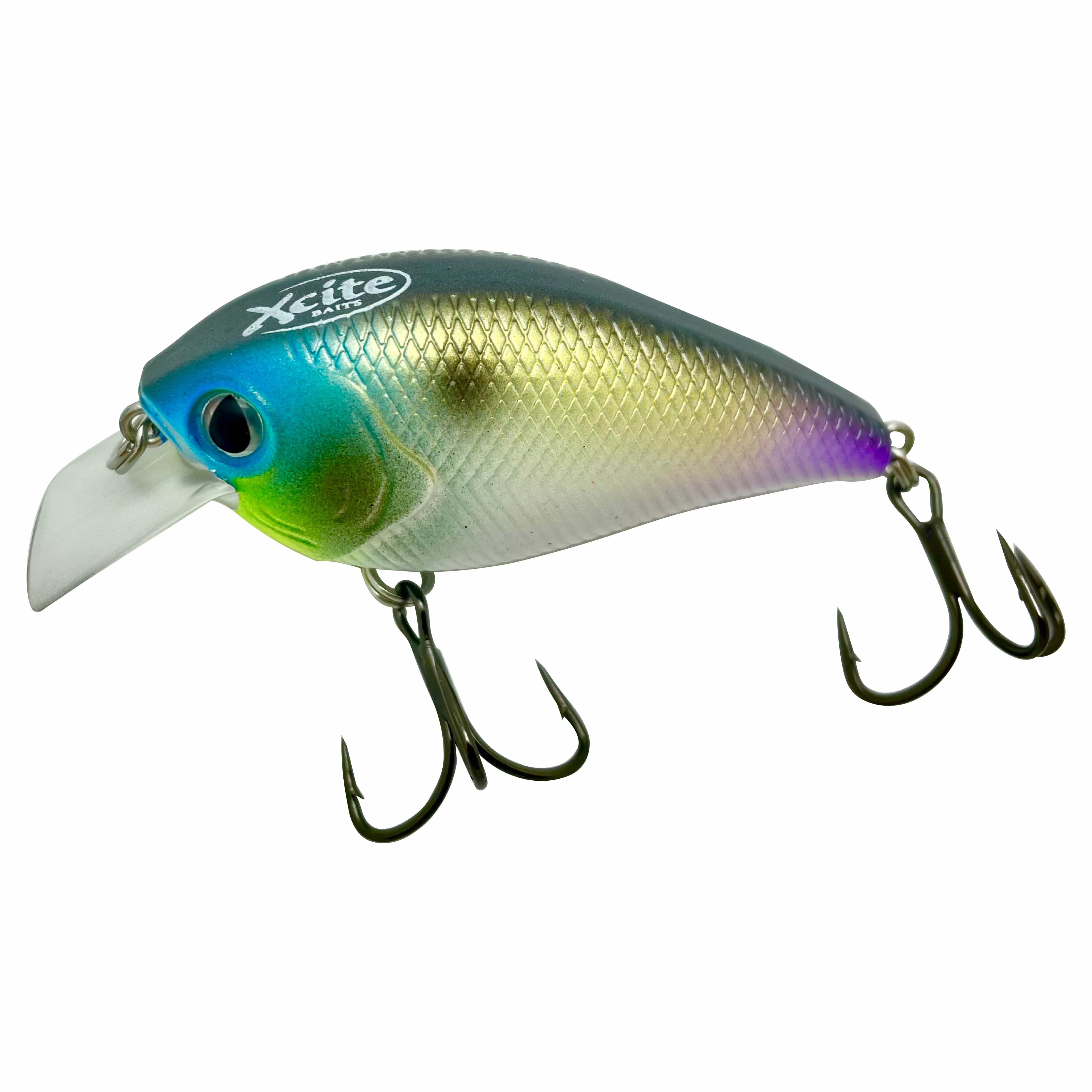 XCITE BAITS Hard Bait Bad Shad XB-1 Deep Knock Squarebill