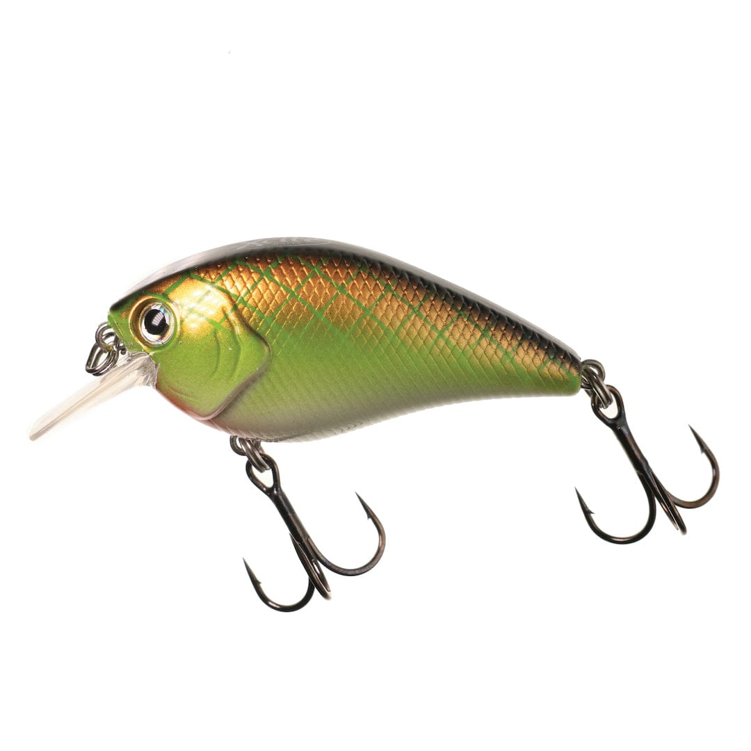 XCITE BAITS Hard Bait Copper Green Shad XB-1 Deep Knock Squarebill