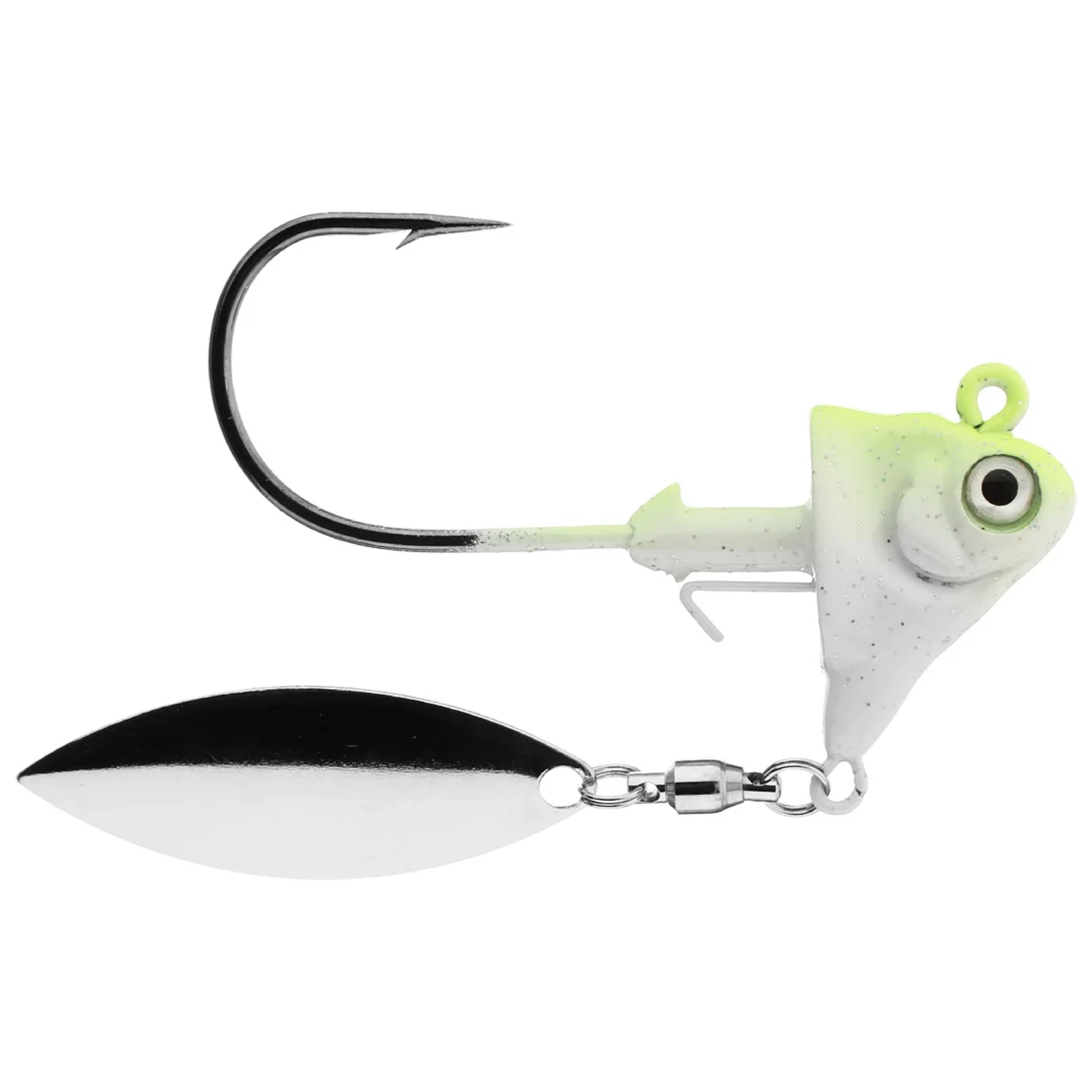 XCITE BAITS Soft Plastic Lure 1/4 oz / Chartreuse/Pearl XB-360 Underspin
