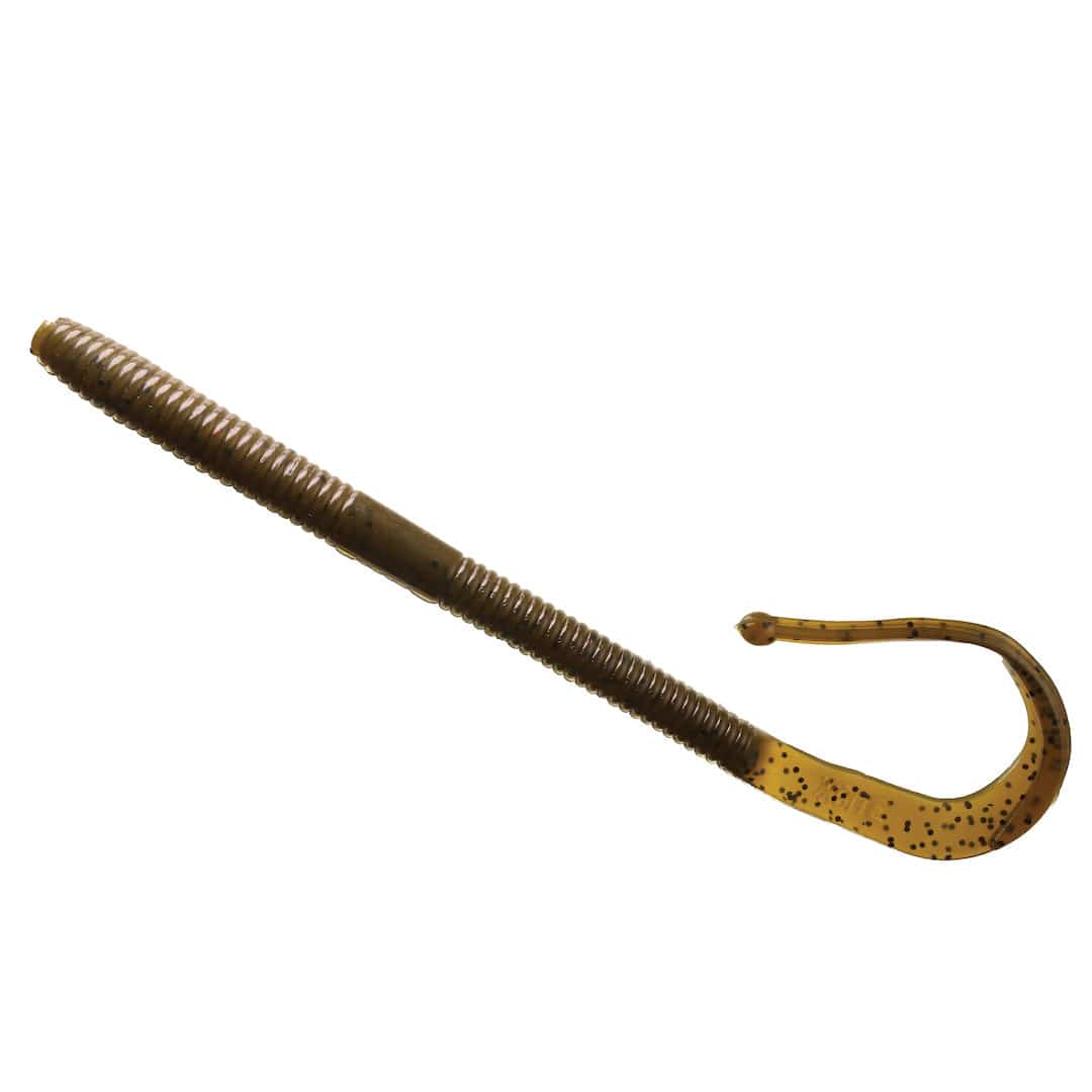 XCITE BAITS Soft Plastic Lure 7" (10 Per Bag) / Green Pumpkin Raptor Tail