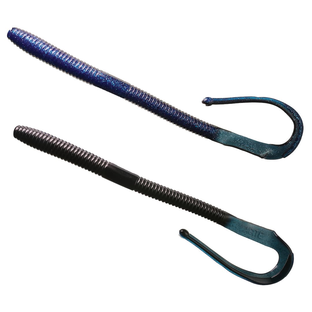 XCITE BAITS Soft Plastic Lure 7" (10 Per Bag) / Midnight Flash Raptor Tail