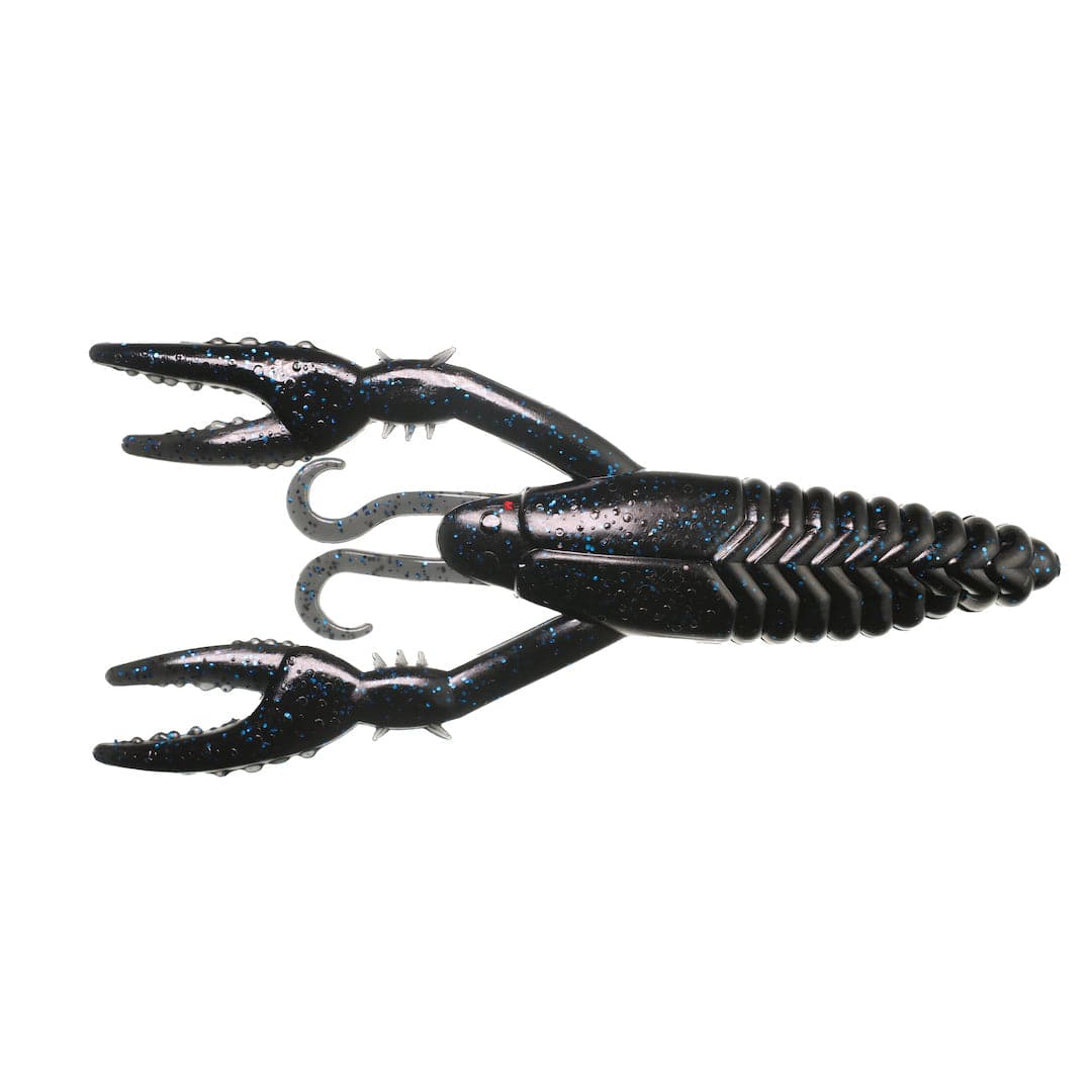 XCITE BAITS Soft Plastic Lure Black & Blue Retro Bug
