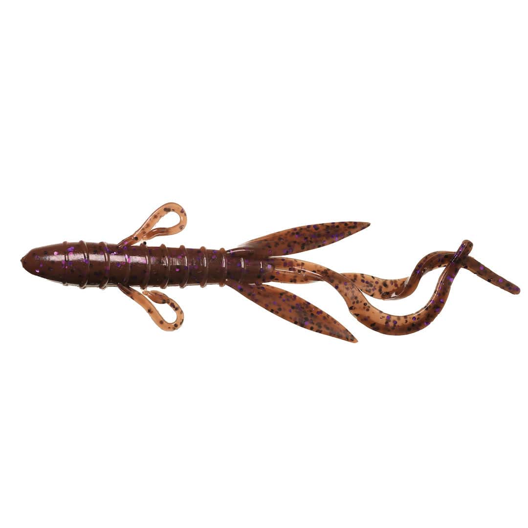 XCITE BAITS Soft Plastic Lure Cinnamon Purple Hawgalicious