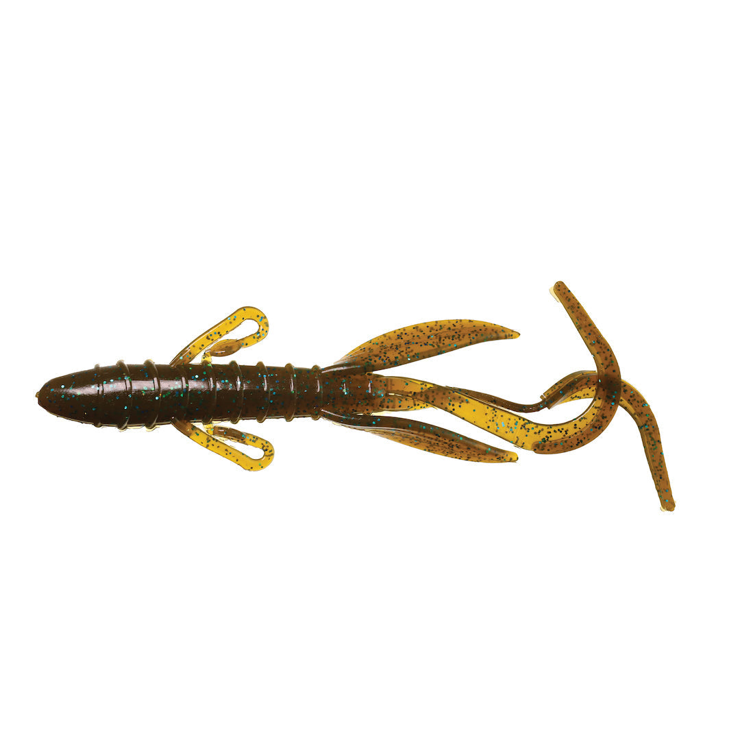 XCITE BAITS Soft Plastic Lure Green Pumpkin Blue Hawgalicious
