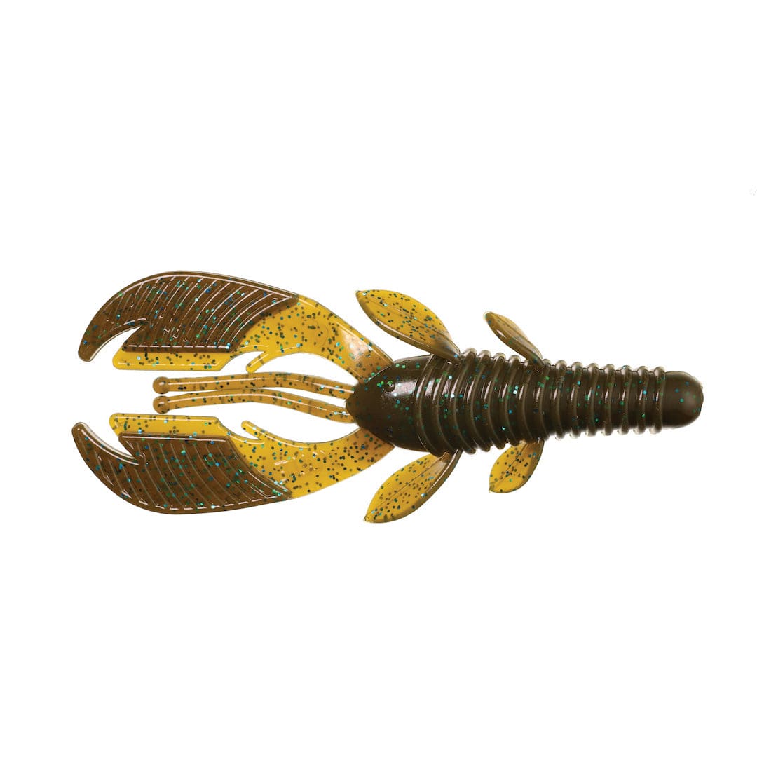 XCITE BAITS Soft Plastic Lure Green Pumpkin Blue Raptor Tail Jr