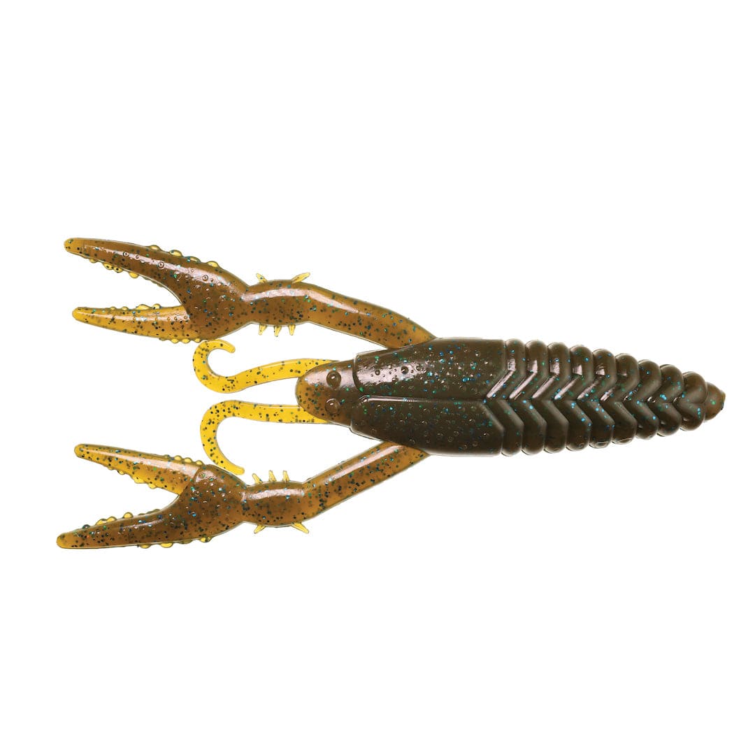 XCITE BAITS Soft Plastic Lure Green Pumpkin Blue Retro Bug