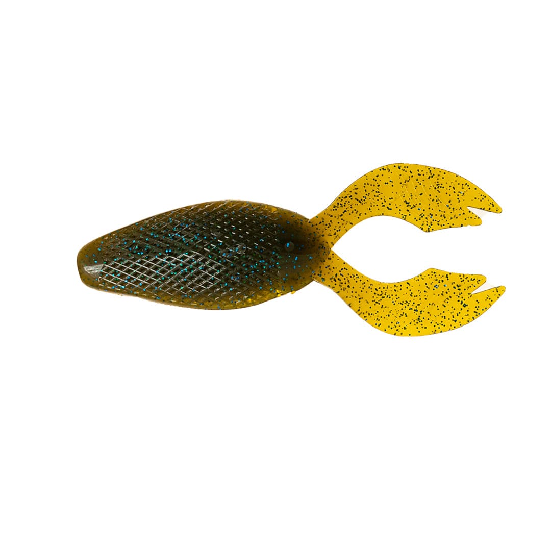 XCITE BAITS Soft Plastic Lure Green Pumpkin Blue Sucka Punch