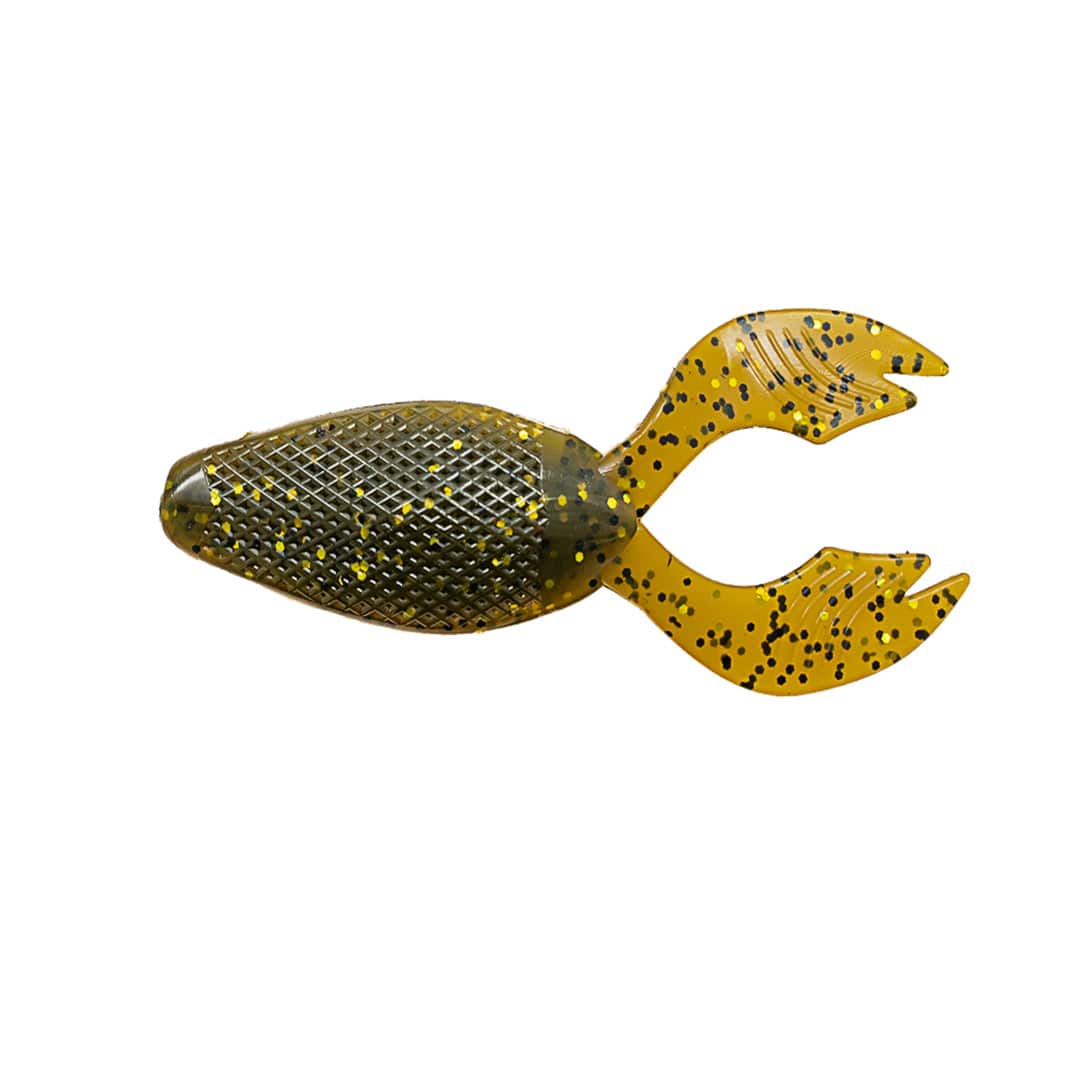 XCITE BAITS Soft Plastic Lure Green Pumpkin Gold Sucka Punch