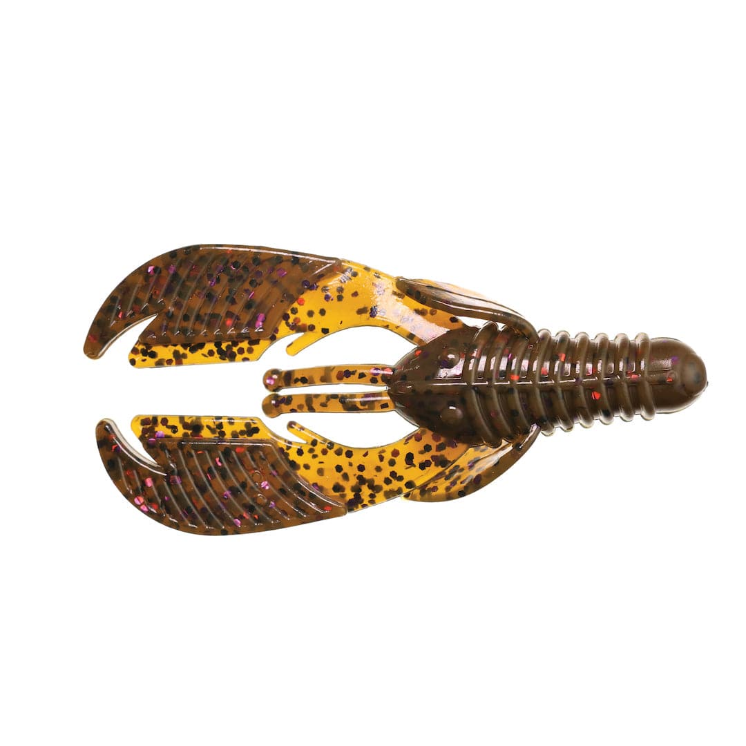 XCITE BAITS Soft Plastic Lure Green Pumpkin Purple Raptor Tail Chunk