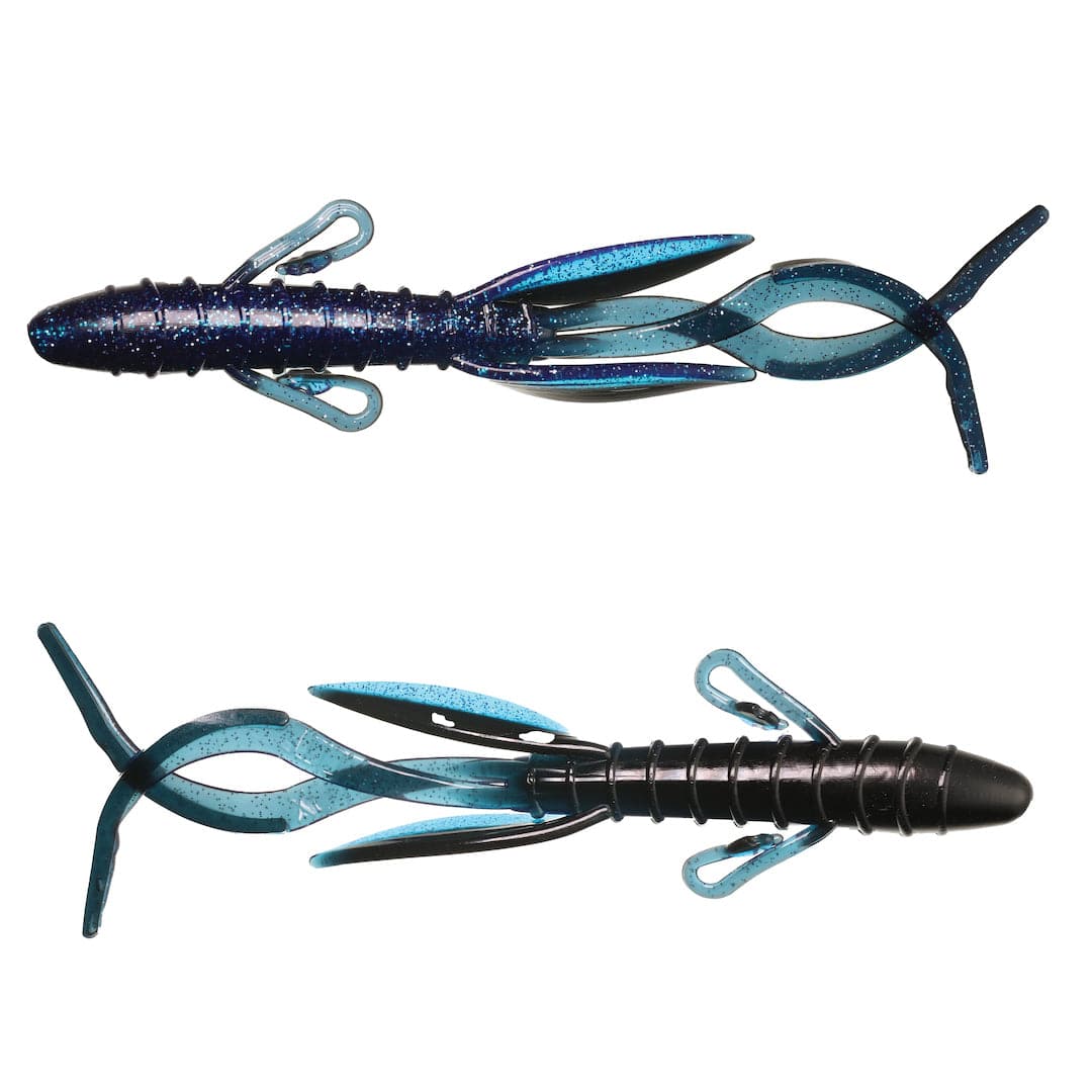 XCITE BAITS Soft Plastic Lure Midnight Flash Hawgalicious