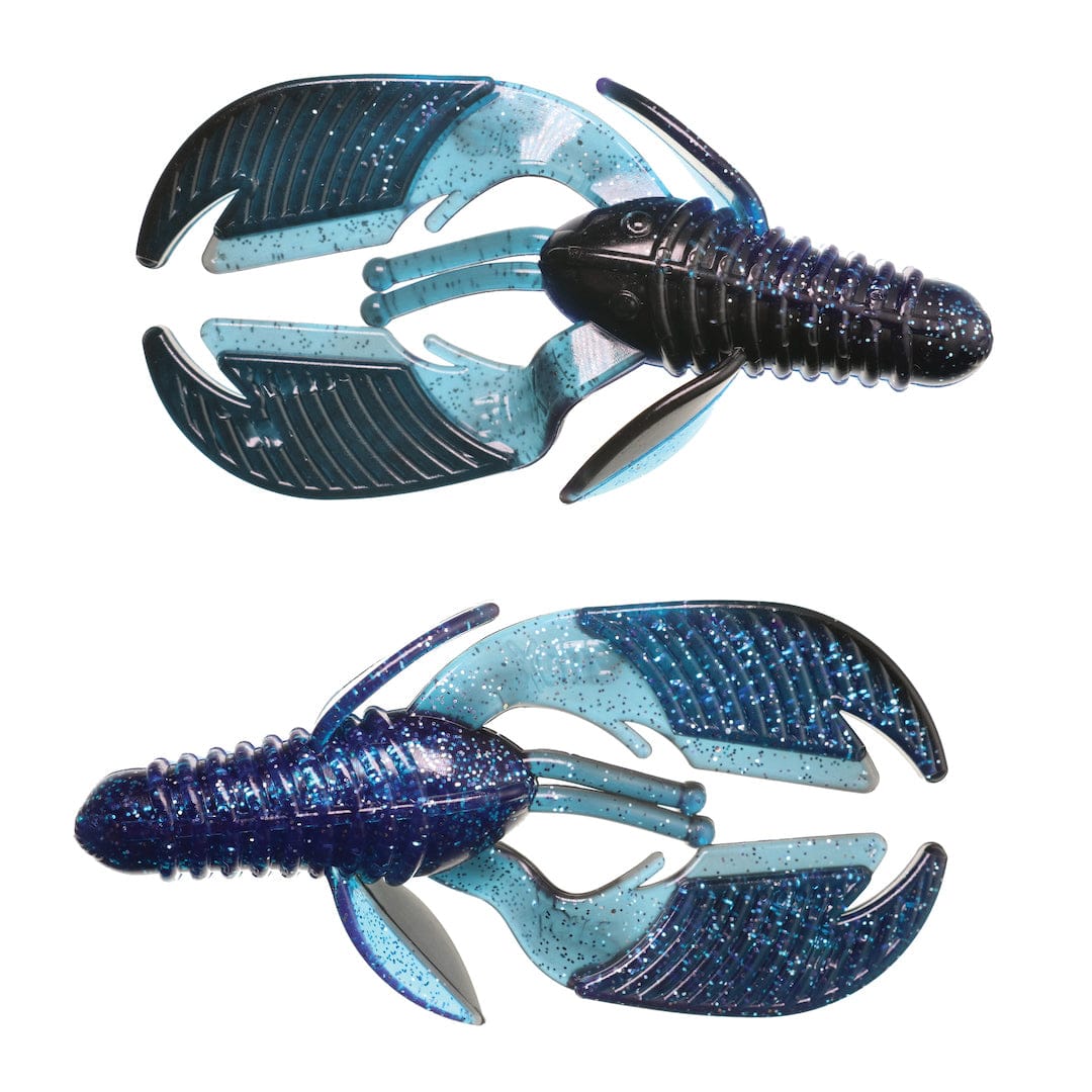 XCITE BAITS Soft Plastic Lure Midnight Flash Raptor Tail Chunk