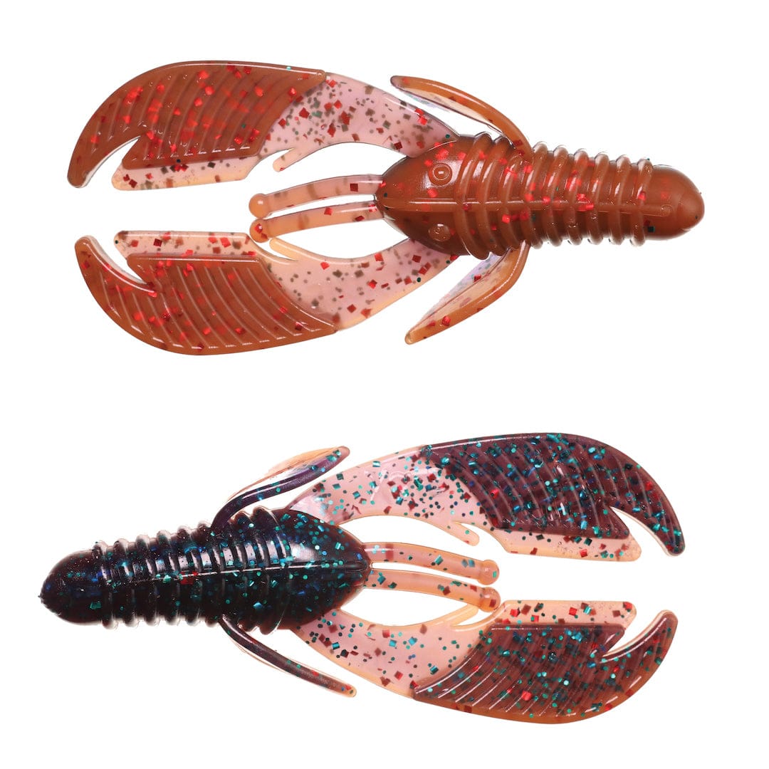 XCITE BAITS Soft Plastic Lure Molten Craw Raptor Tail Chunk