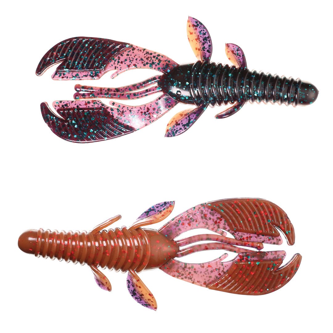 XCITE BAITS Soft Plastic Lure Molten Craw Raptor Tail Jr