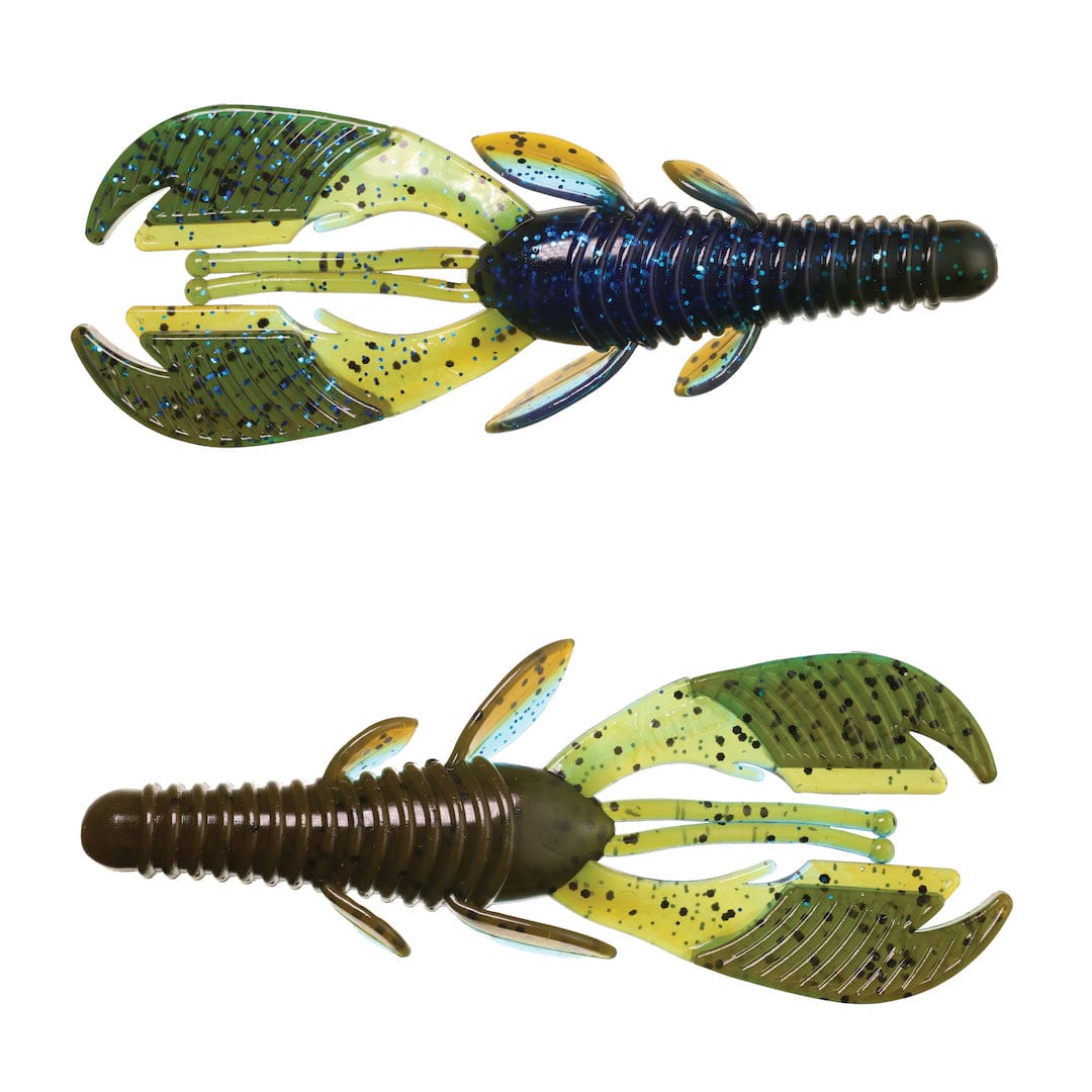 XCITE BAITS Soft Plastic Lure Okeechobee Craw Raptor Tail Jr