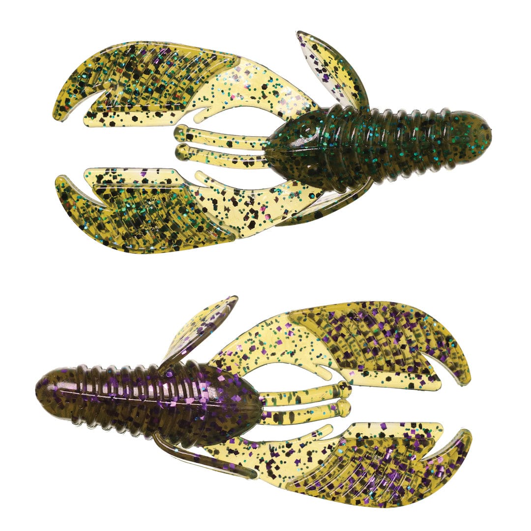 XCITE BAITS Soft Plastic Lure Sprayed Grass Raptor Tail Chunk