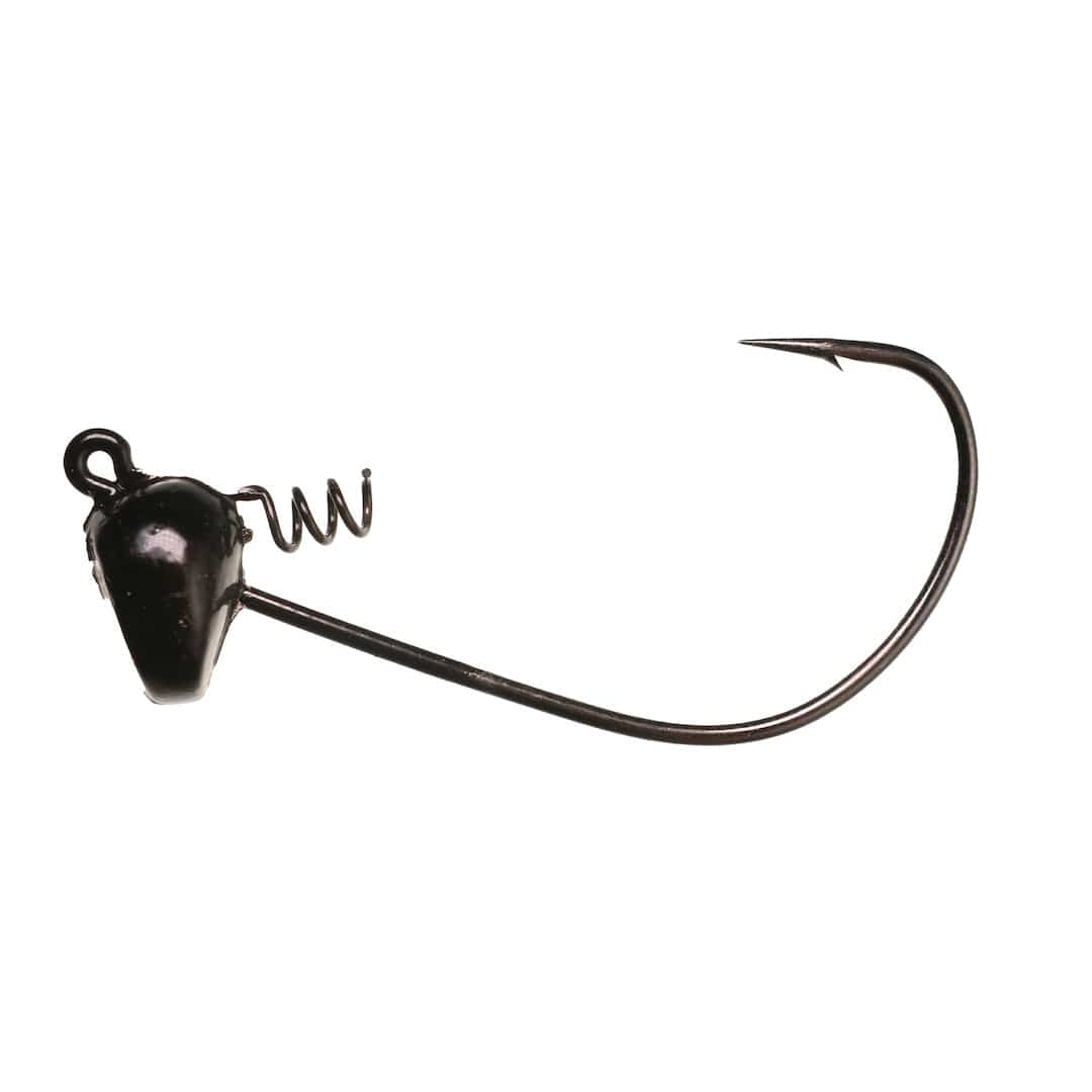 XCITE BAITS Terminal Tackle 1/4 oz 4/0 Hook (3PK) / Black X-LOCK SHAKEY HEAD