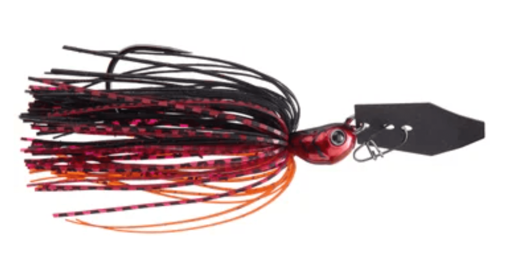 Leurre Cheburashka Tungsten Avec Streamer - 1,25 G - Coloris Orange - Pour Truite, Perche - Pêche Ultra-légère
